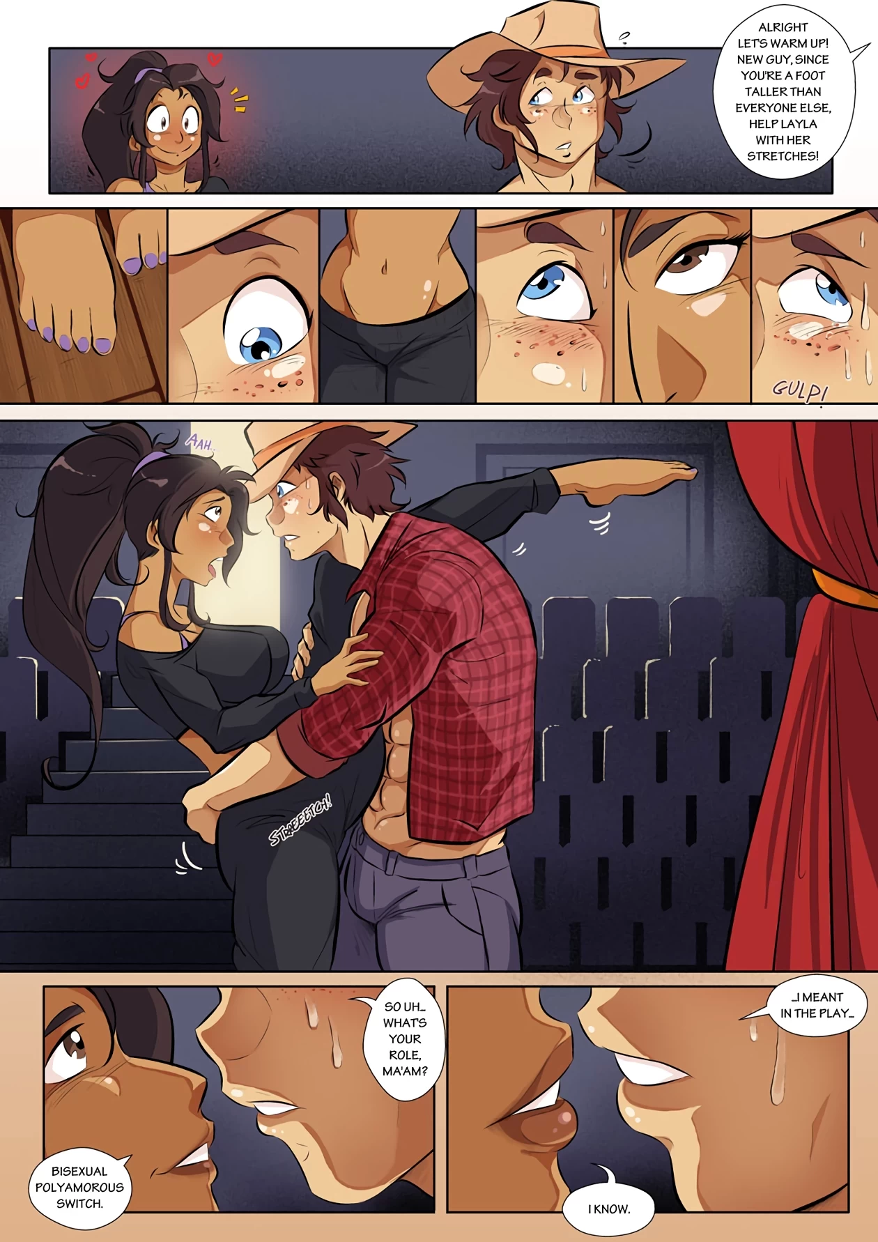 Auditions! porn comic picture 2