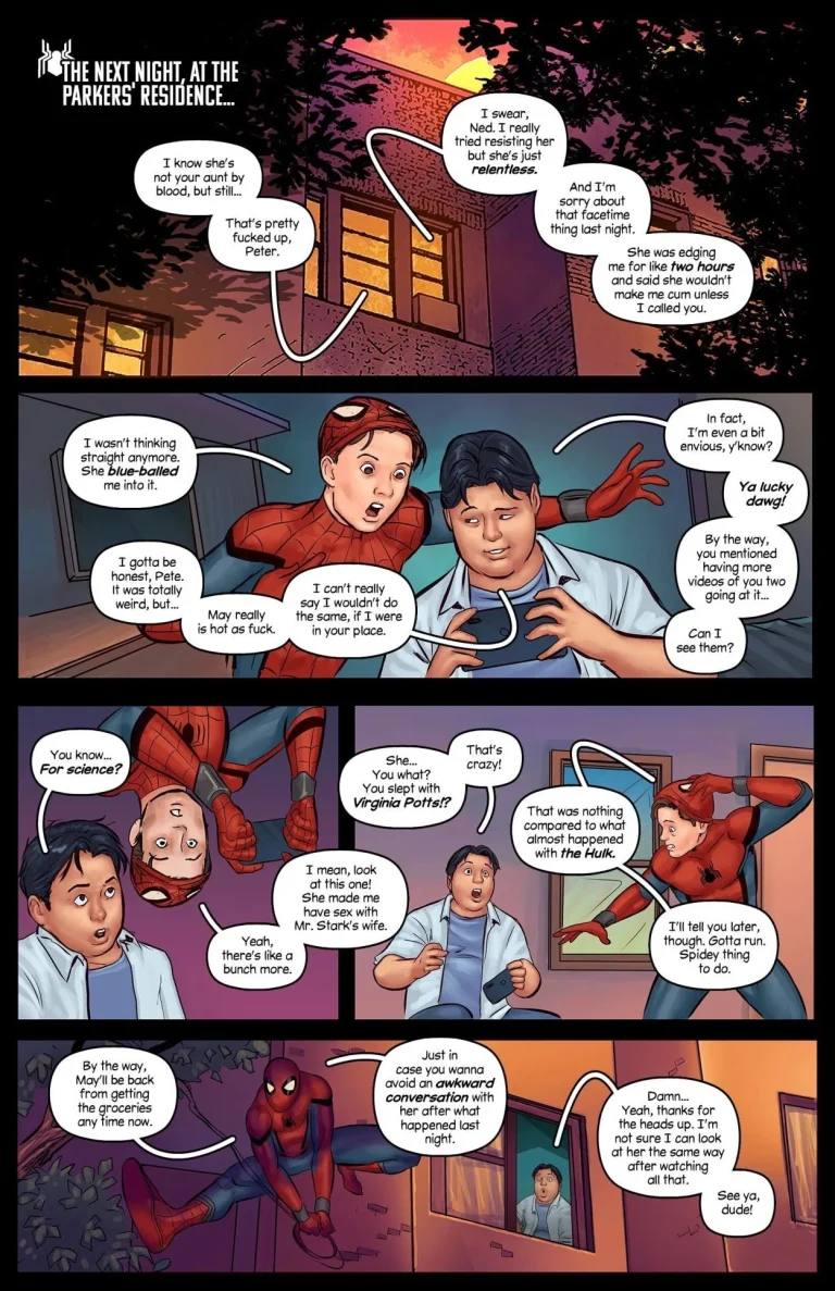 Aunt Cumming 2 porn comic picture 5