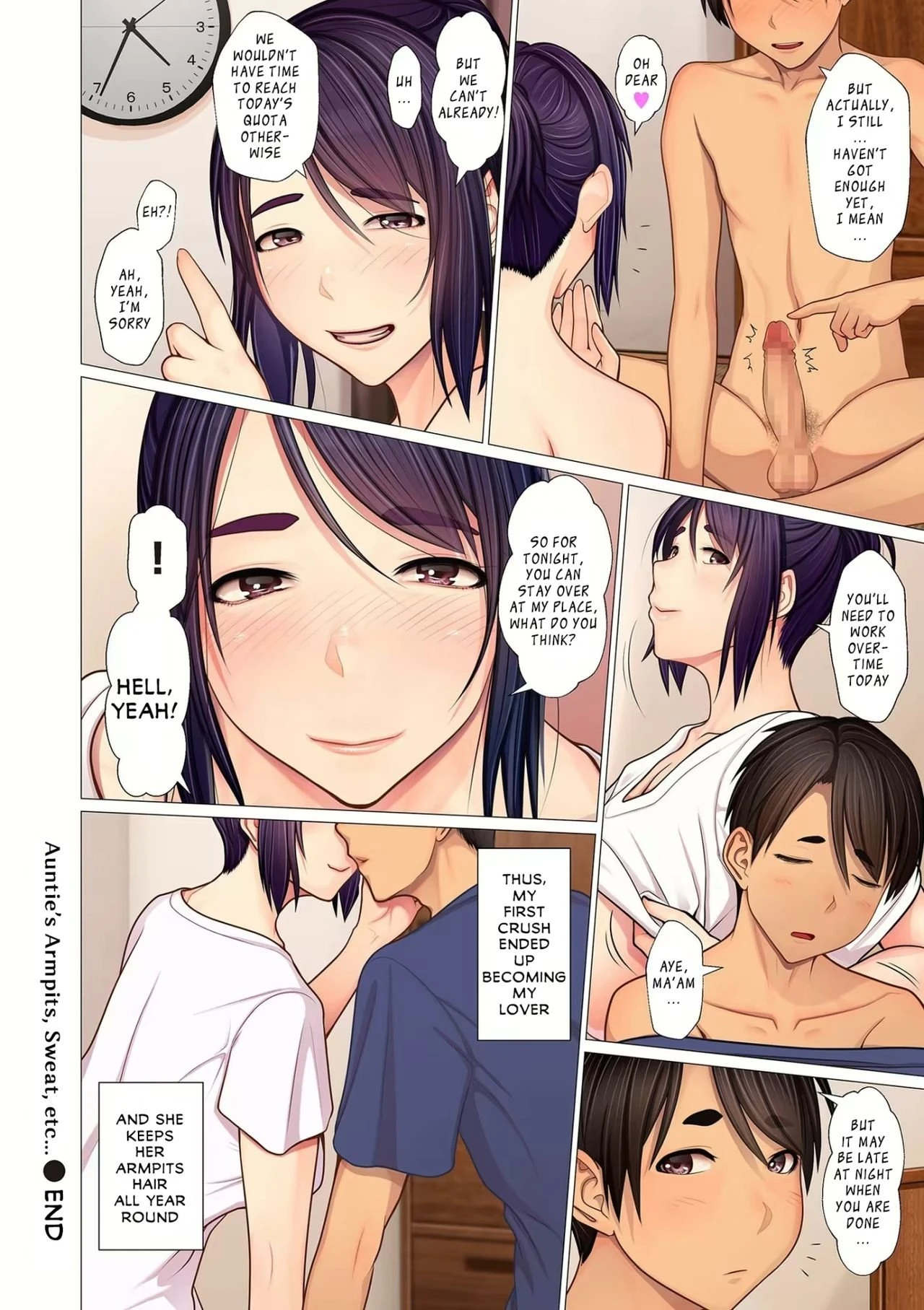 Auntie's Armpits, Sweat, etc... porn comic picture 24