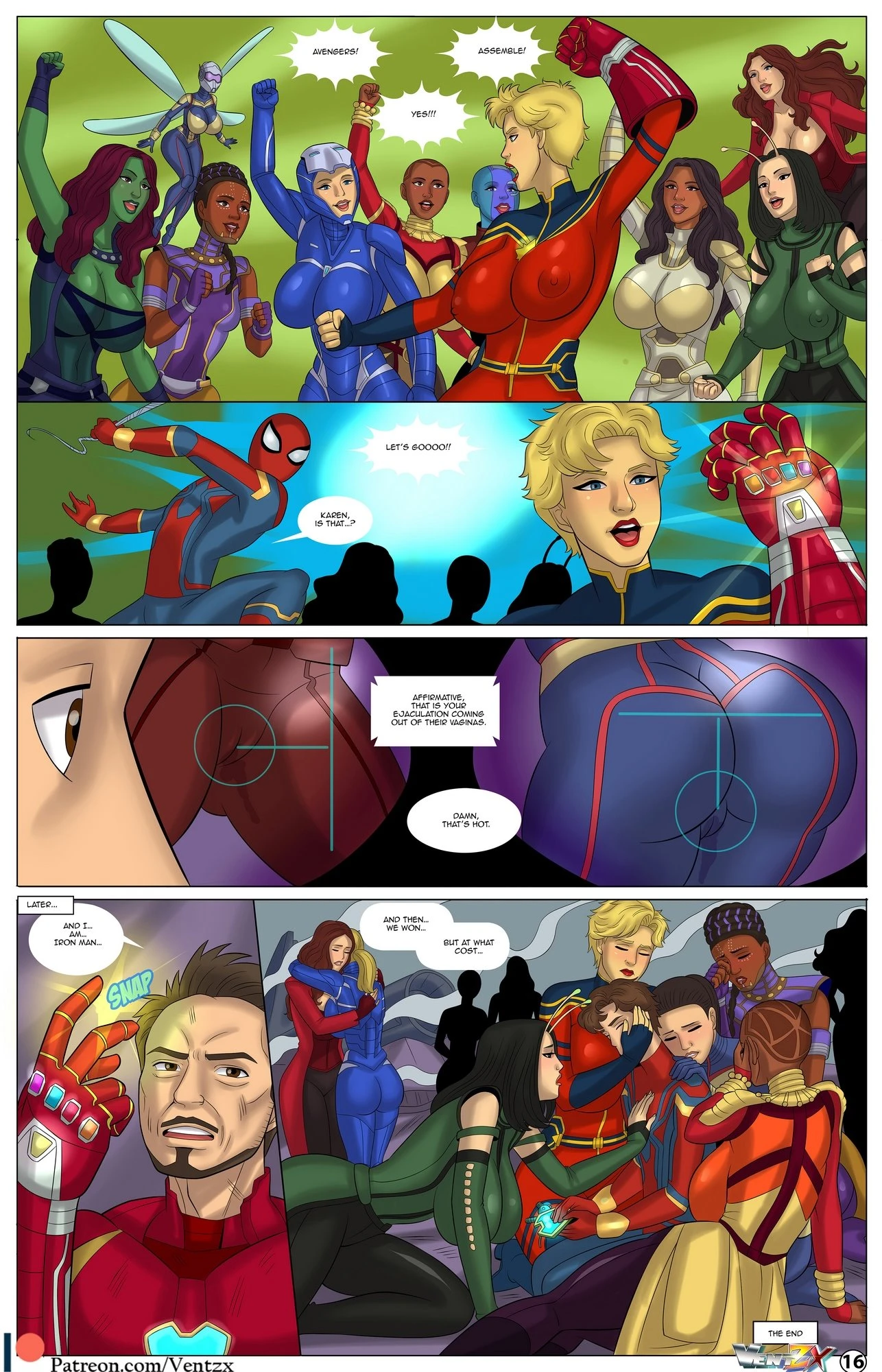 Avengers Halftime porn comic picture 17