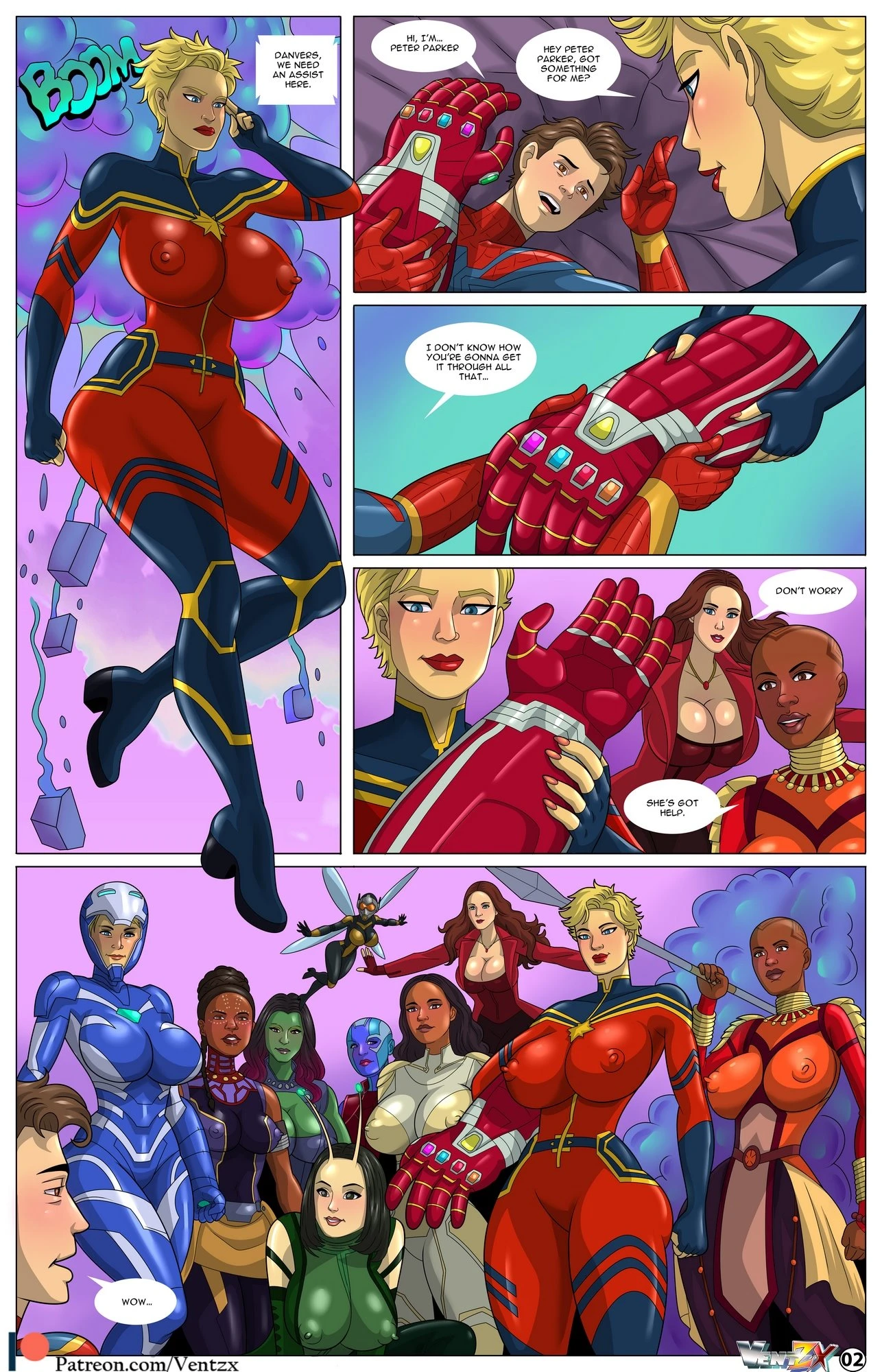 Avengers Halftime porn comic picture 3