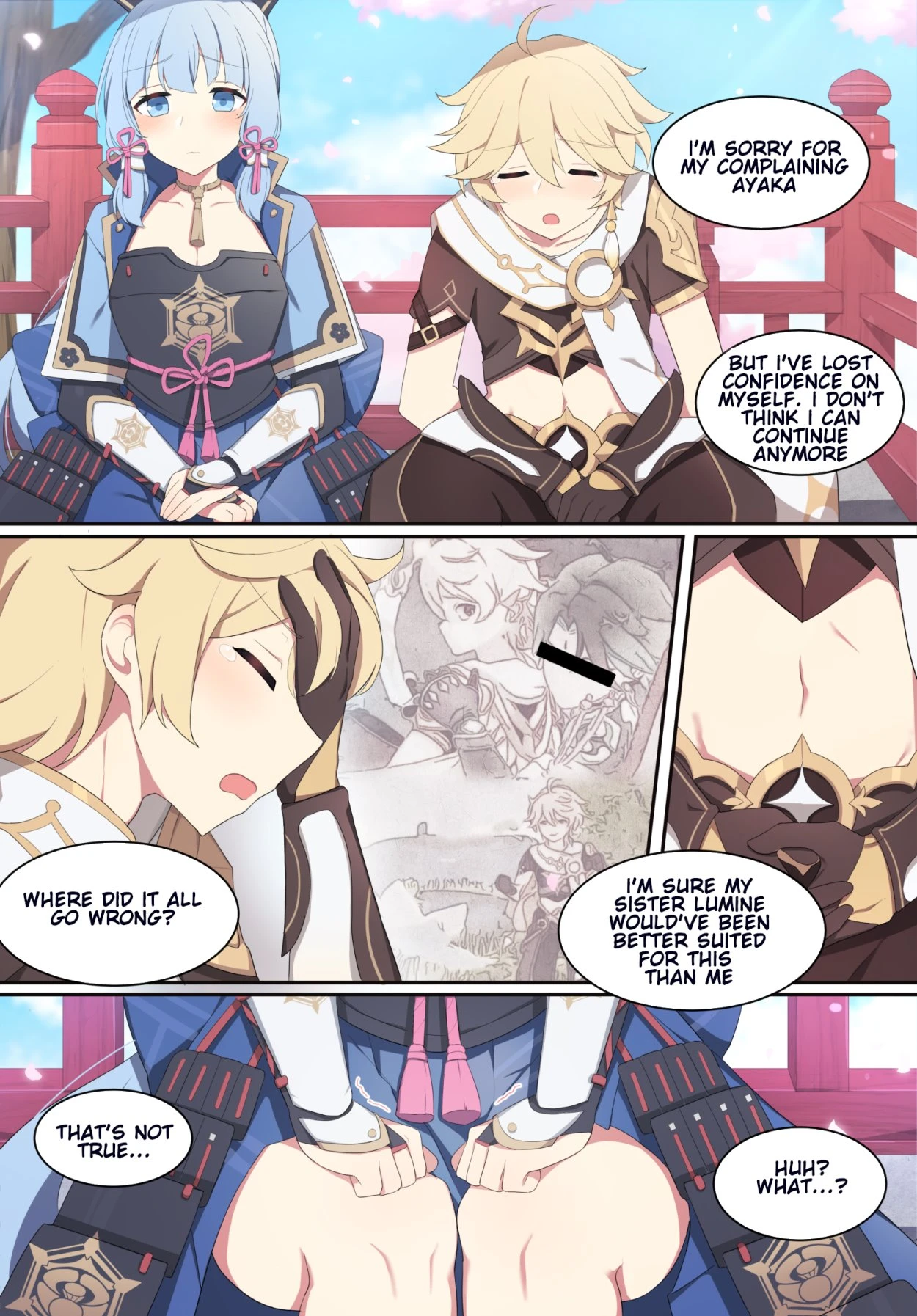 Ayaka porn comic picture 2