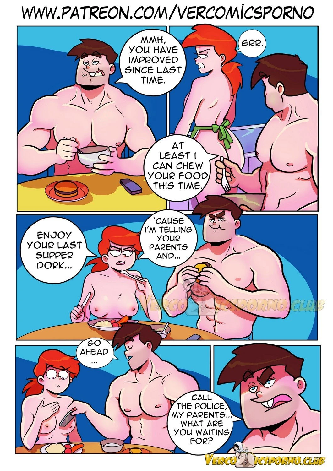 Babysitter Under Control porn comic picture 16