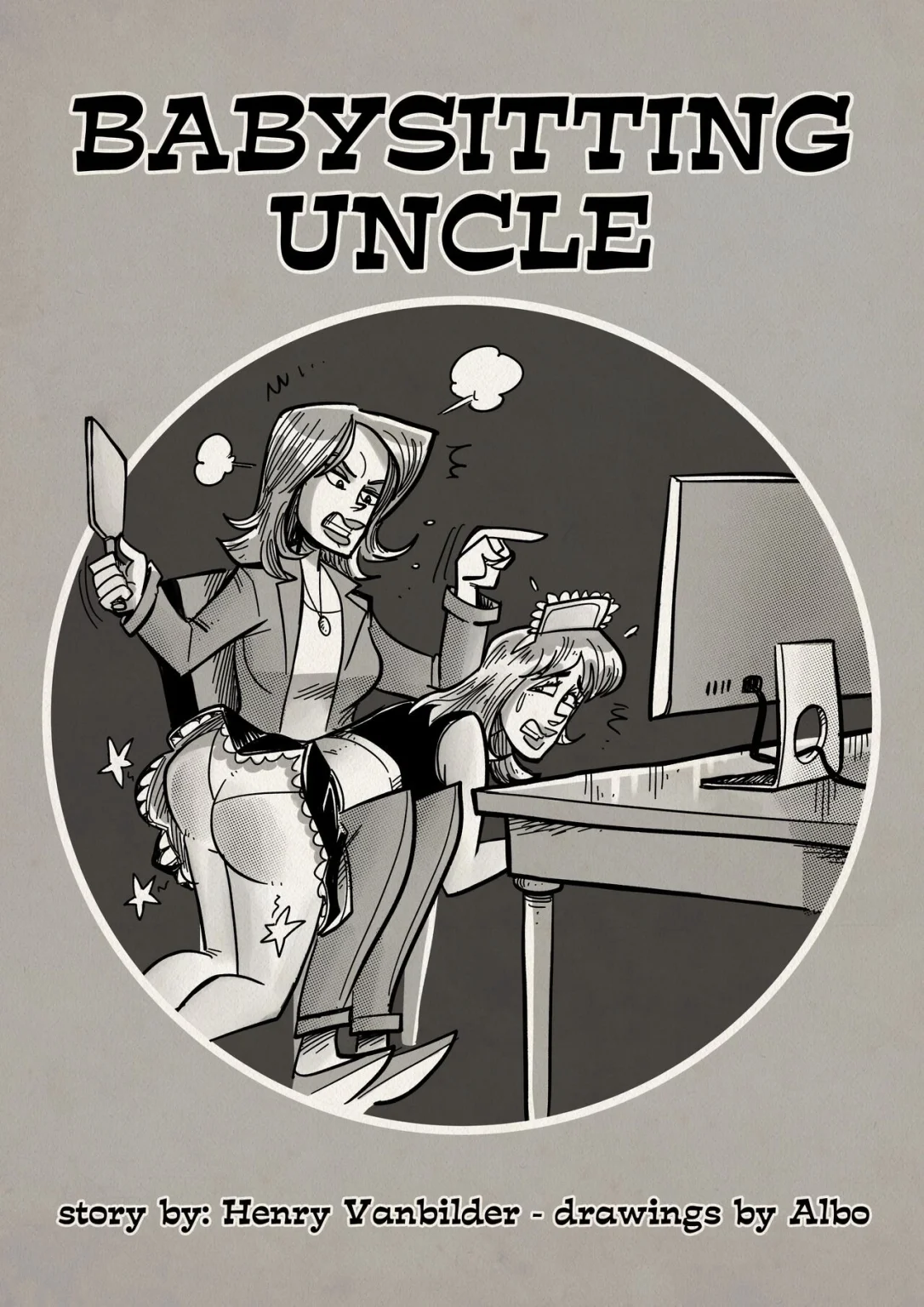 Babysitting Uncle! porn comic picture 1