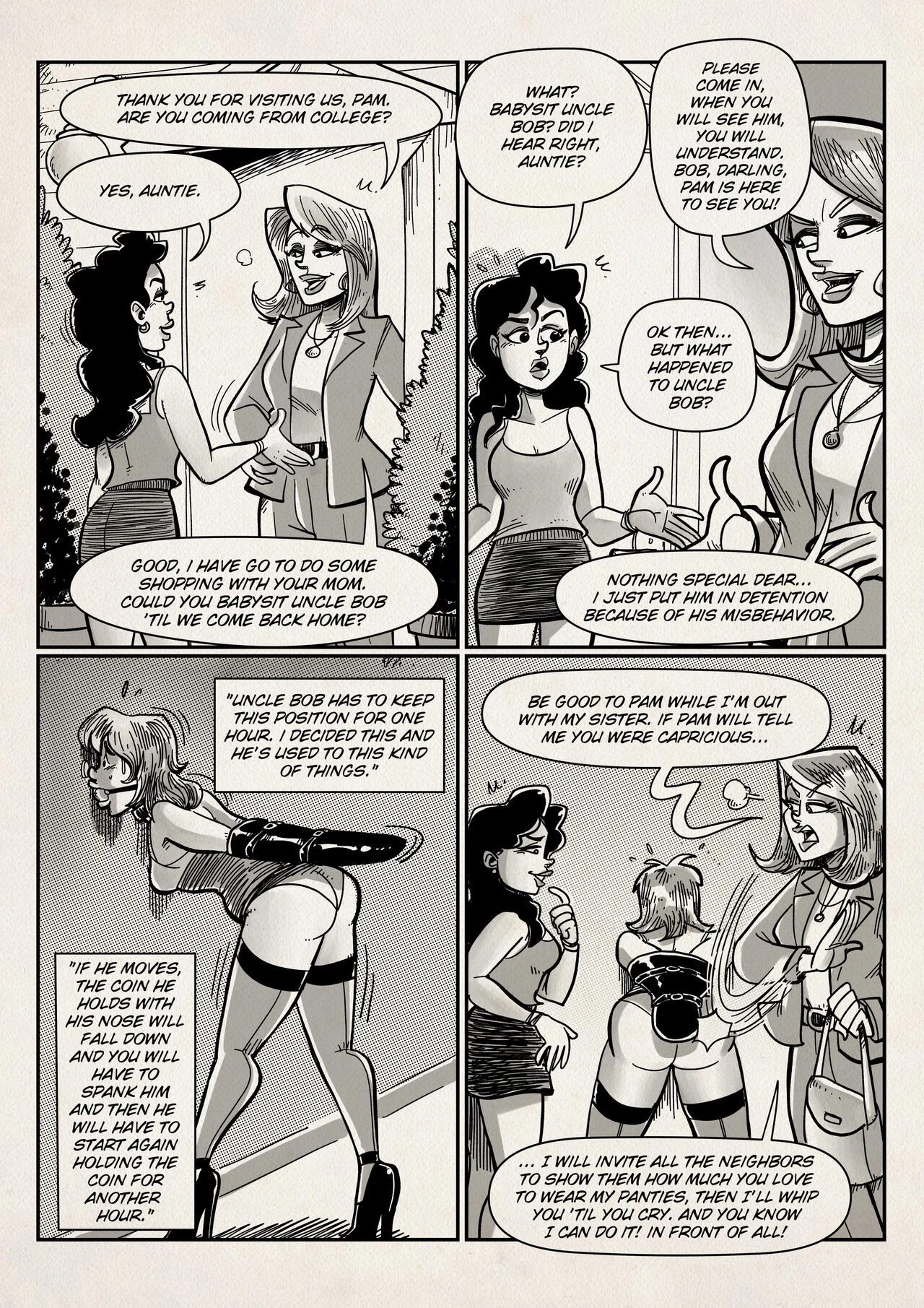 Babysitting Uncle! porn comic picture 2