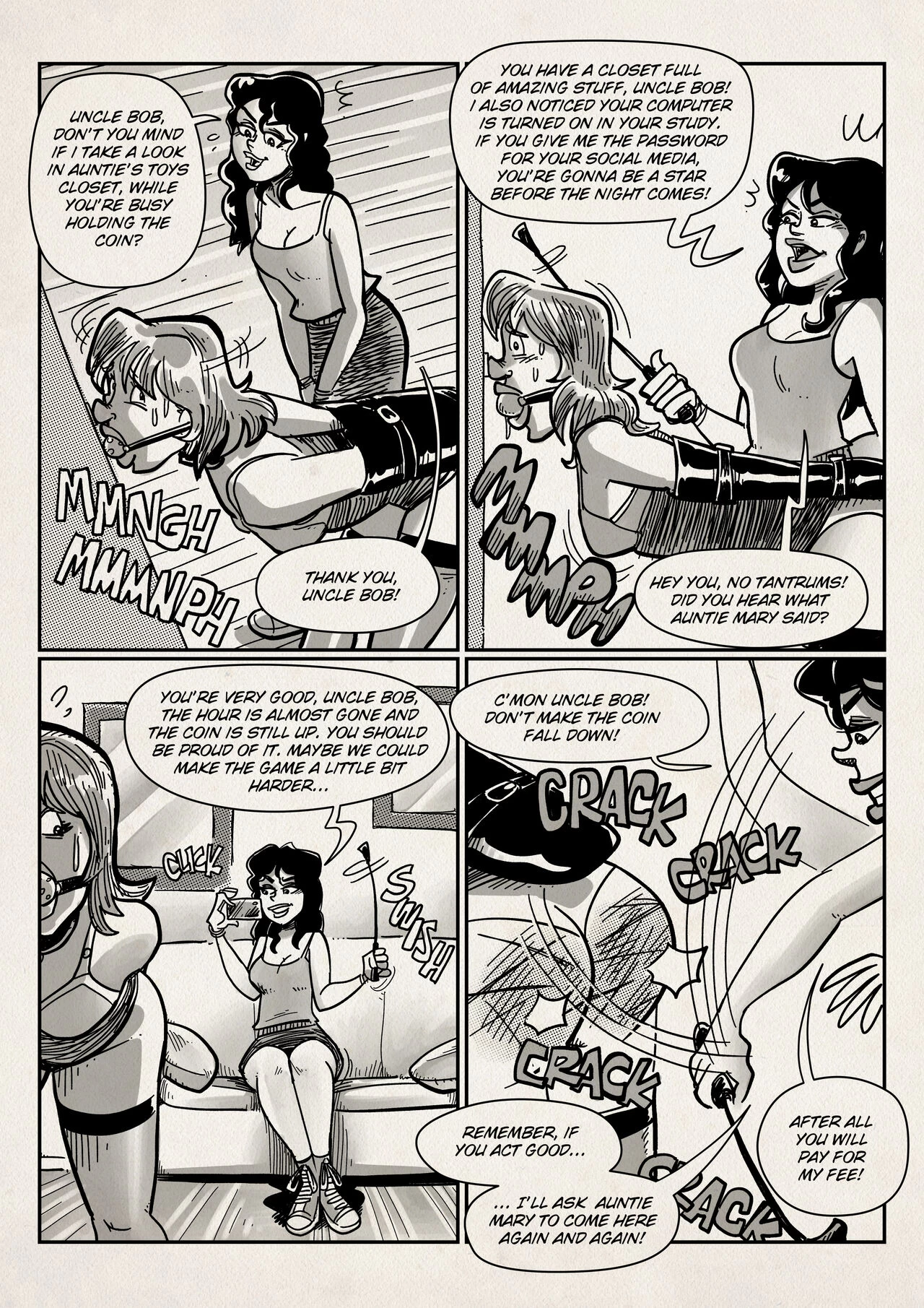 Babysitting Uncle! porn comic picture 3