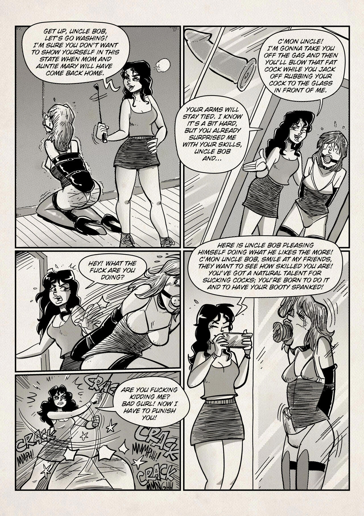 Babysitting Uncle! porn comic picture 4