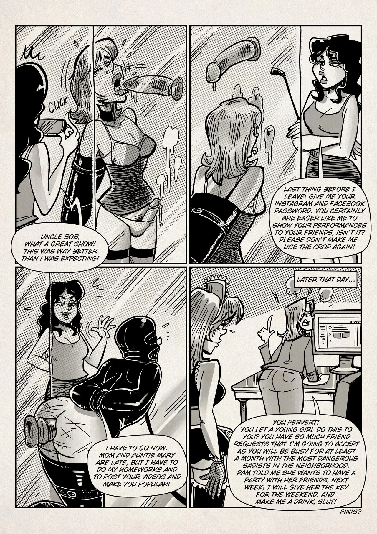 Babysitting Uncle! porn comic picture 5