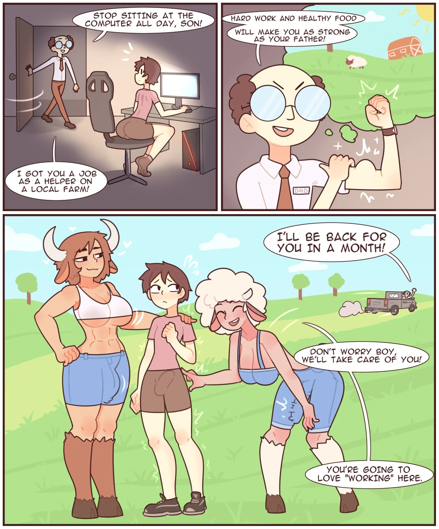 Back At The Farm-(Ongoing) porn comic picture 2