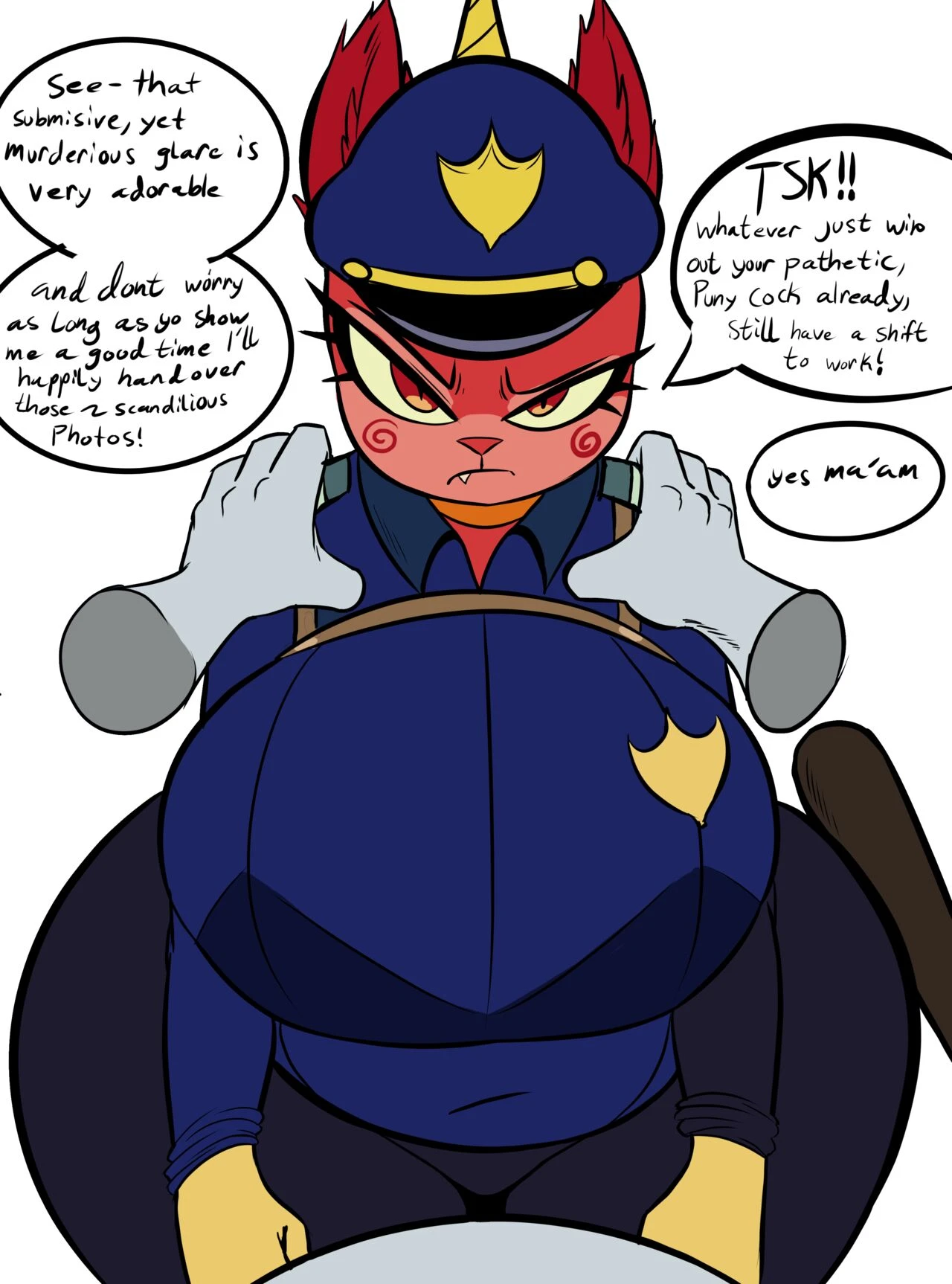 Bad Cop Unikitty porn comic picture 10