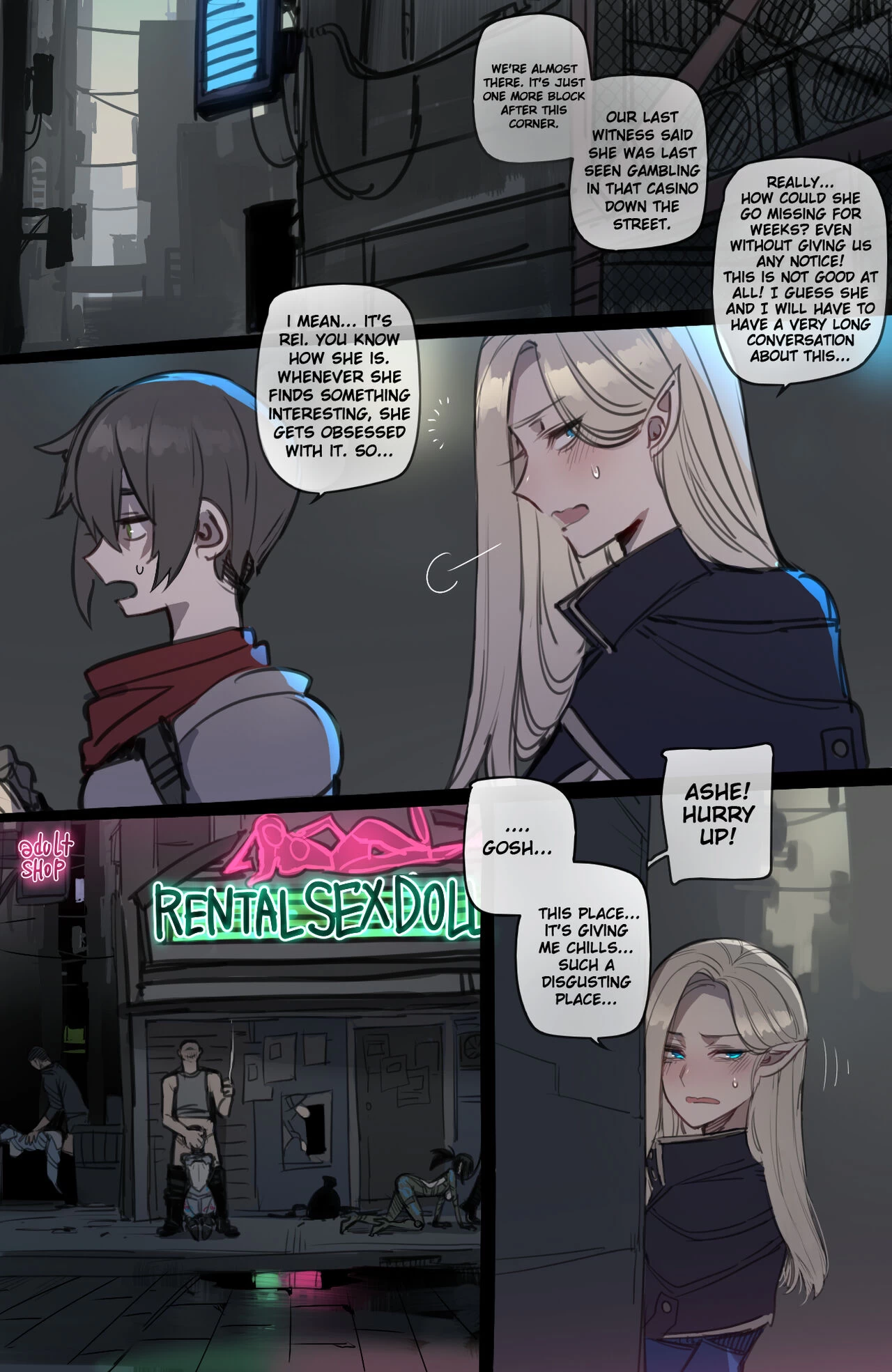 Bad Ending Party porn comic picture 28