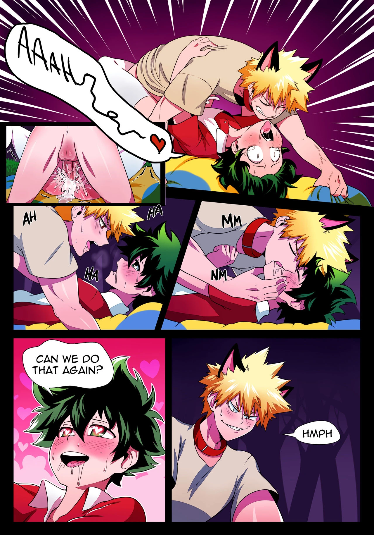 BakuDeku porn comic picture 12