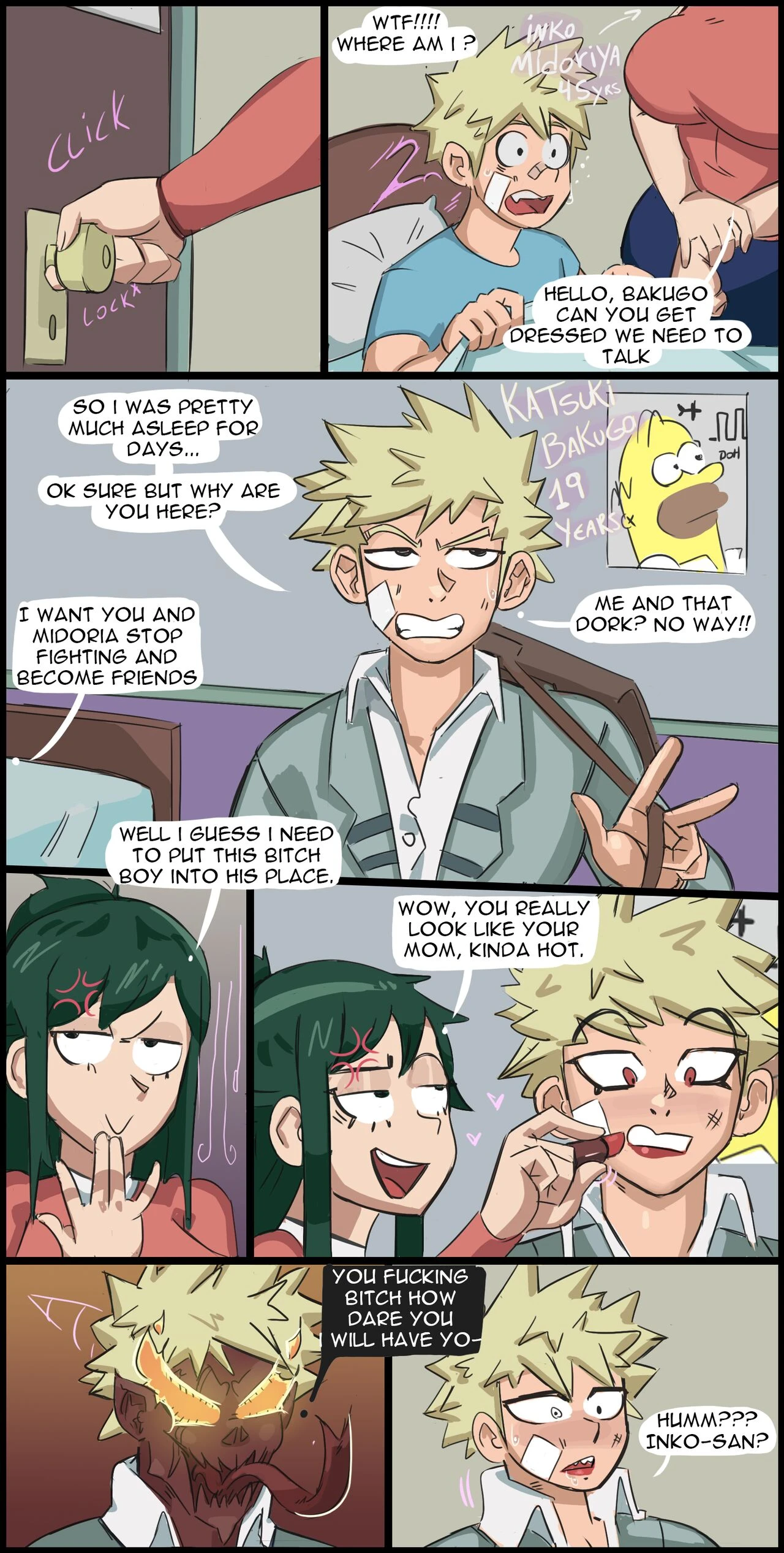 Bakugou's punishment porn comic picture 1