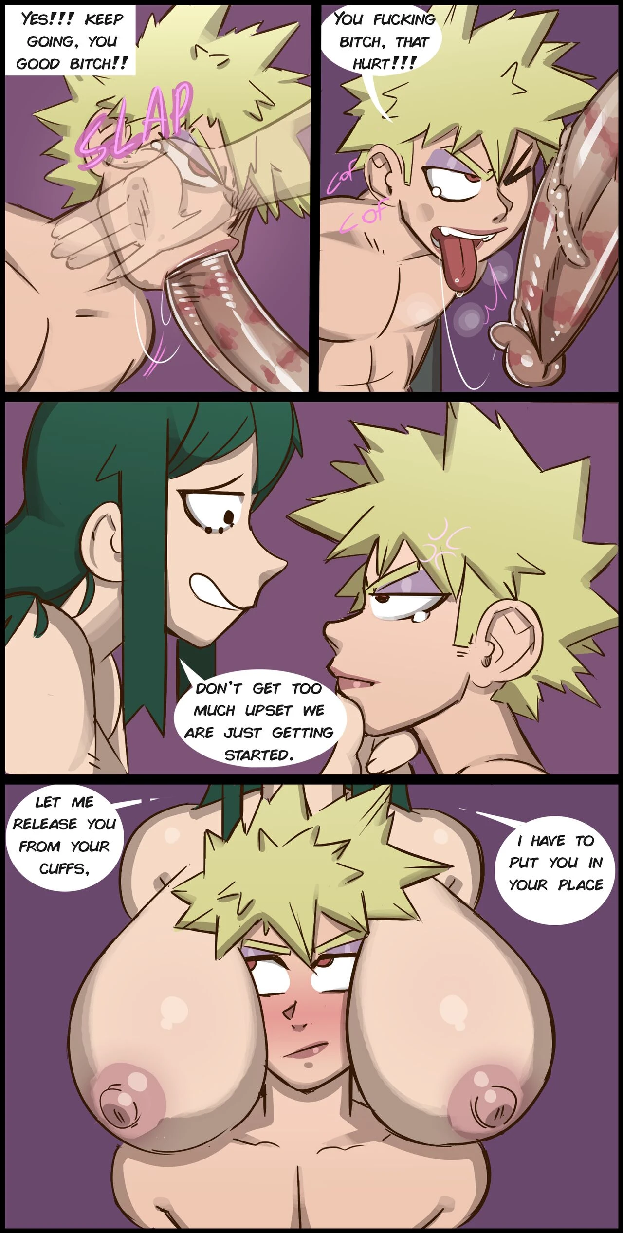 Bakugou's punishment porn comic picture 6
