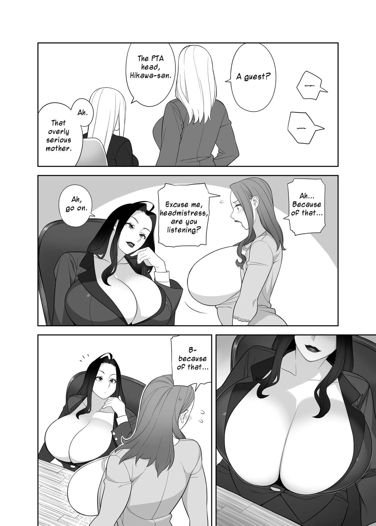 Bakunyuuin Haha wa Gakuenchou no Onna porn comic picture 3