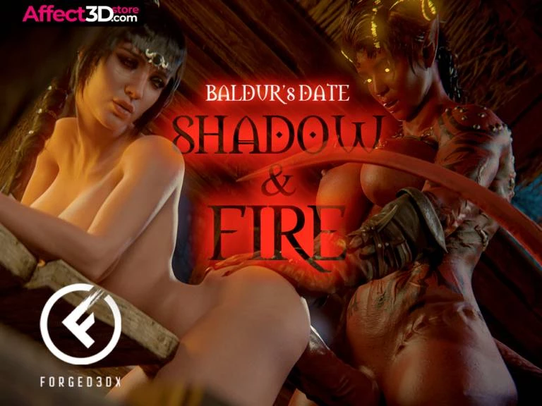 Baldur's Date - Shadow and Fire porn comic picture 1