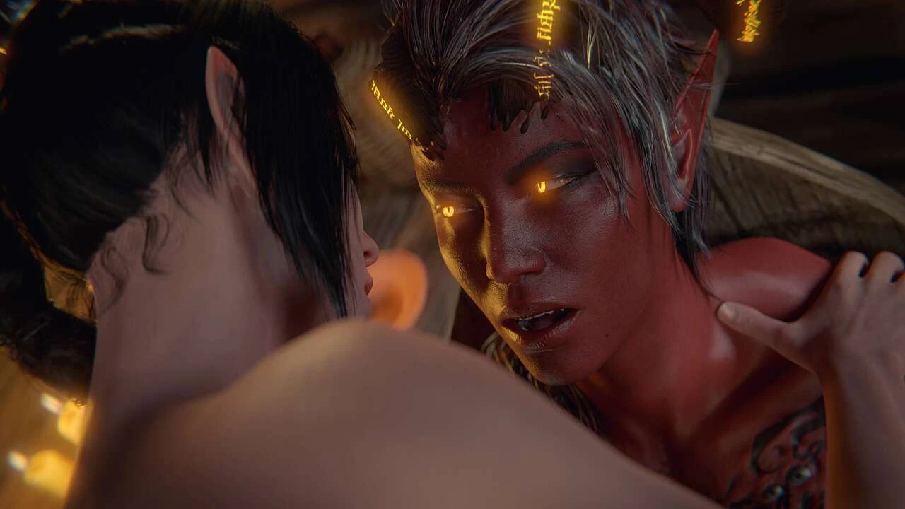 Baldur's Date - Shadow and Fire porn comic picture 109