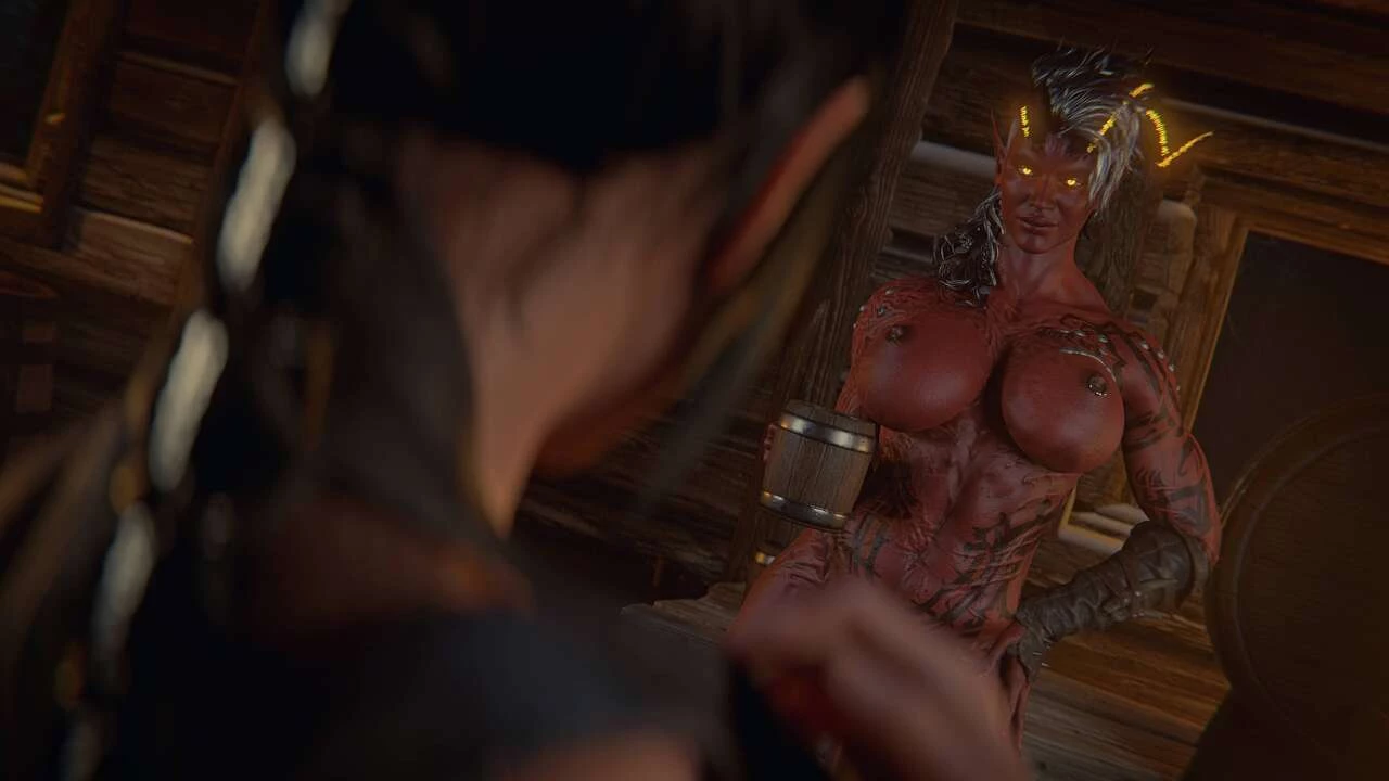 Baldur's Date - Shadow and Fire porn comic picture 18