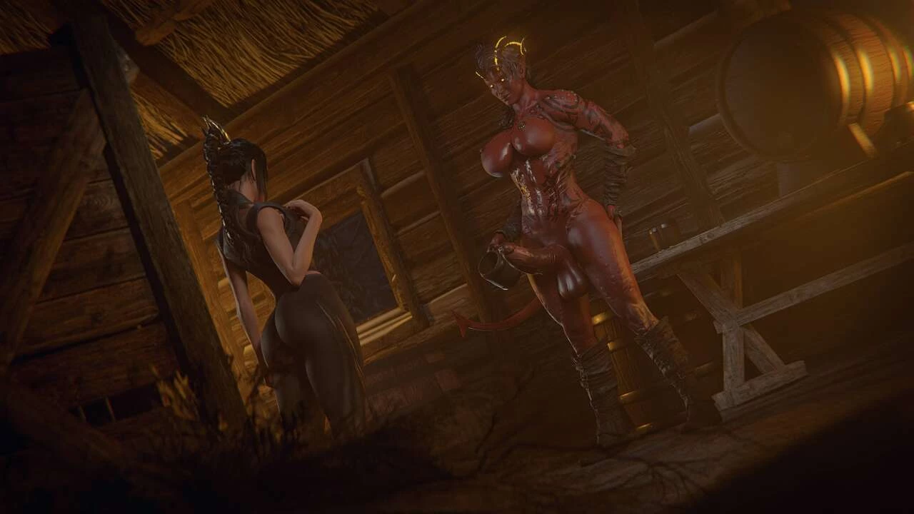 Baldur's Date - Shadow and Fire porn comic picture 27