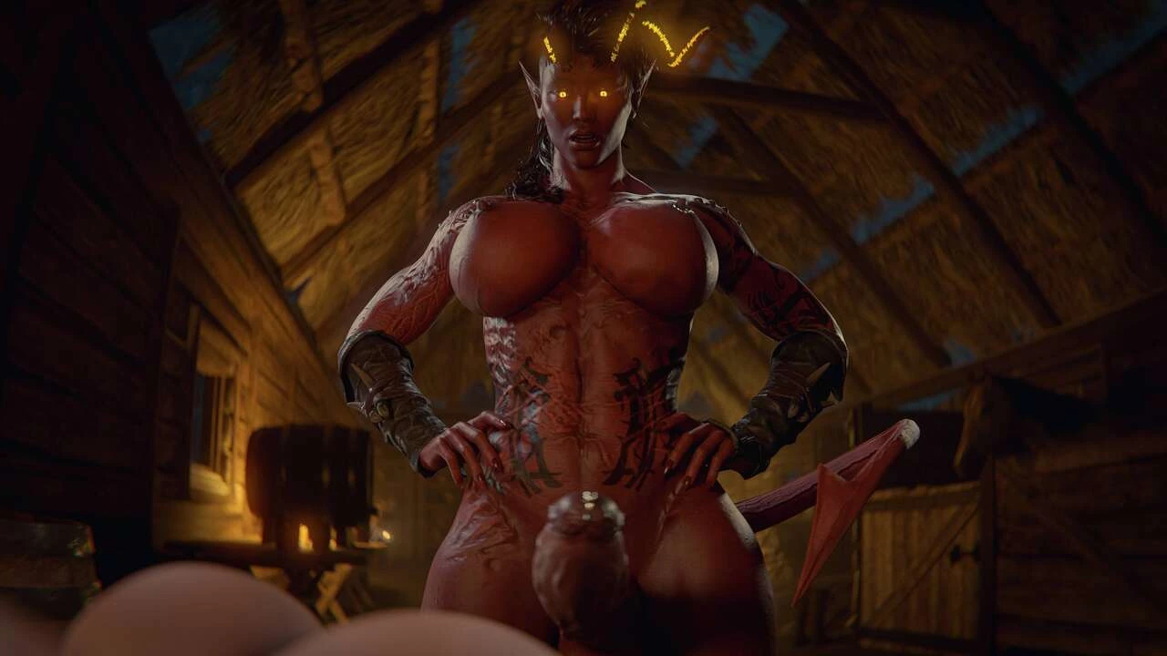 Baldur's Date - Shadow and Fire porn comic picture 59