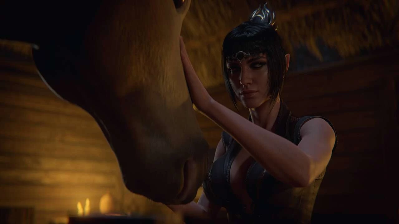 Baldur's Date - Shadow and Fire porn comic picture 8