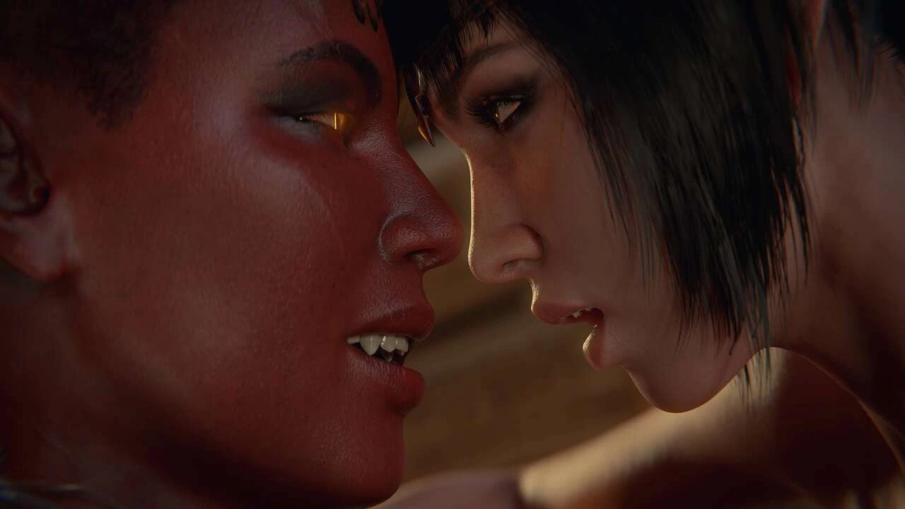 Baldur's Date - Shadow and Fire porn comic picture 84