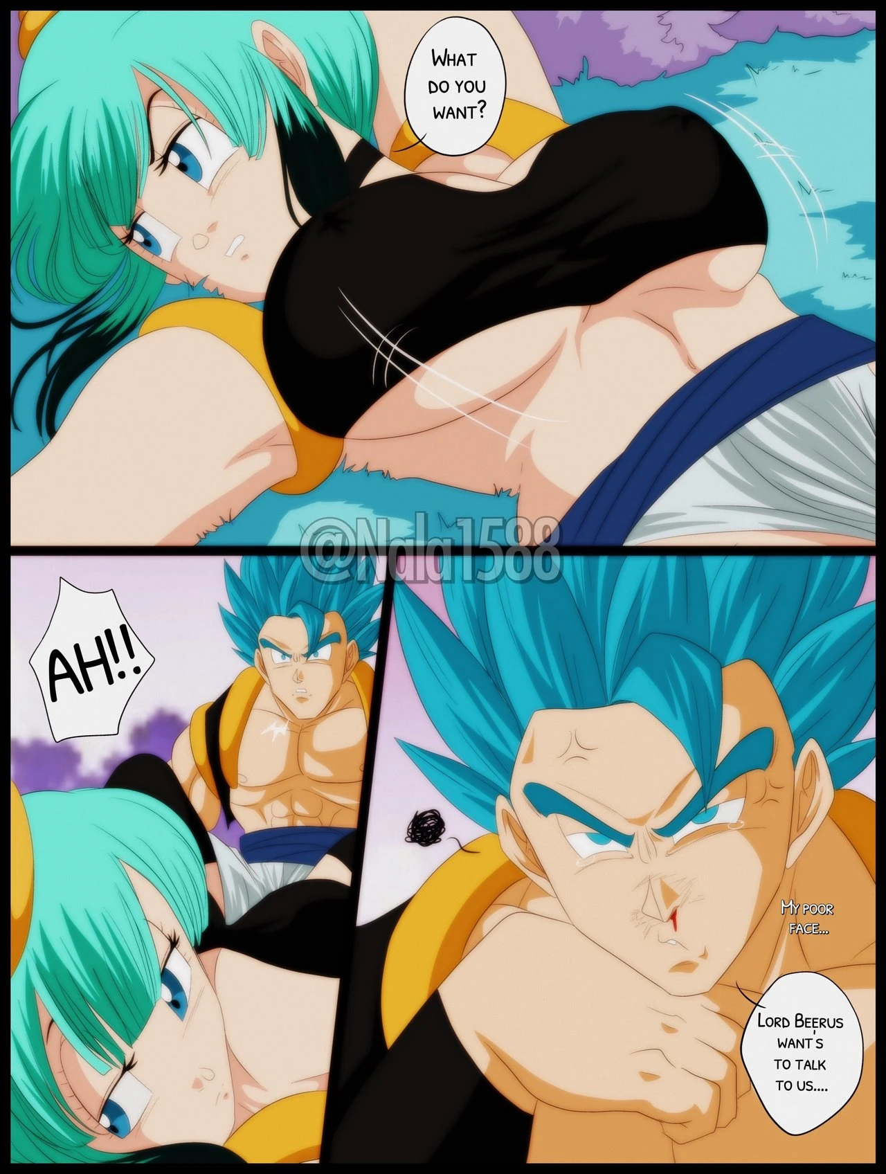 Bang Bang - Bulchi x Gogeta porn comic picture 11