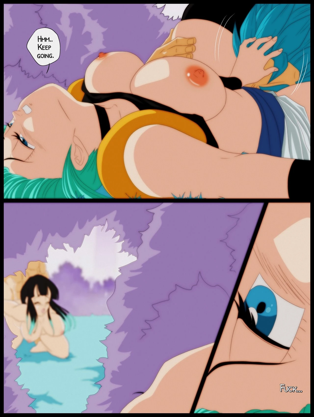 Bang Bang - Bulchi x Gogeta porn comic picture 17