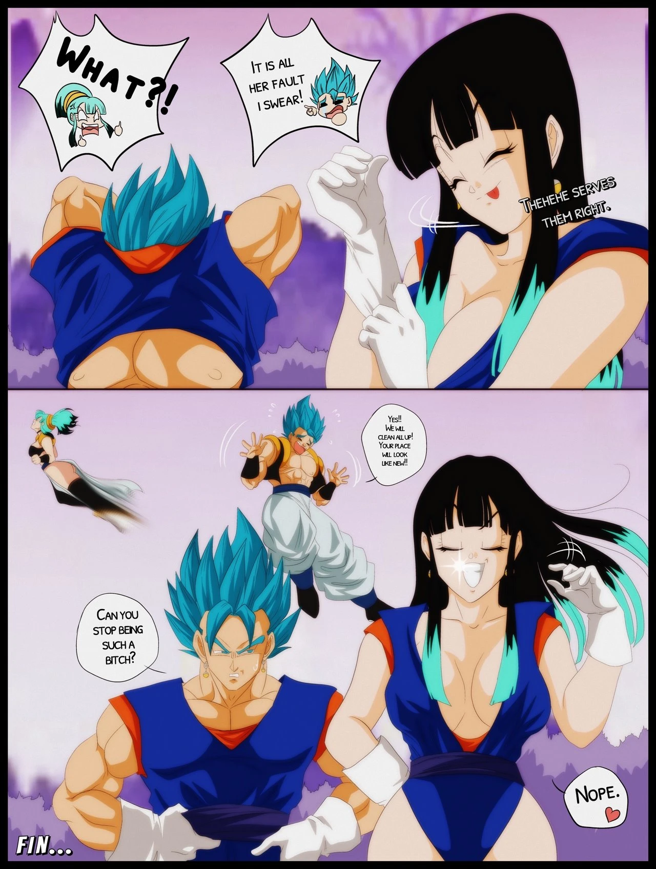 Bang Bang - Bulchi x Gogeta porn comic picture 28
