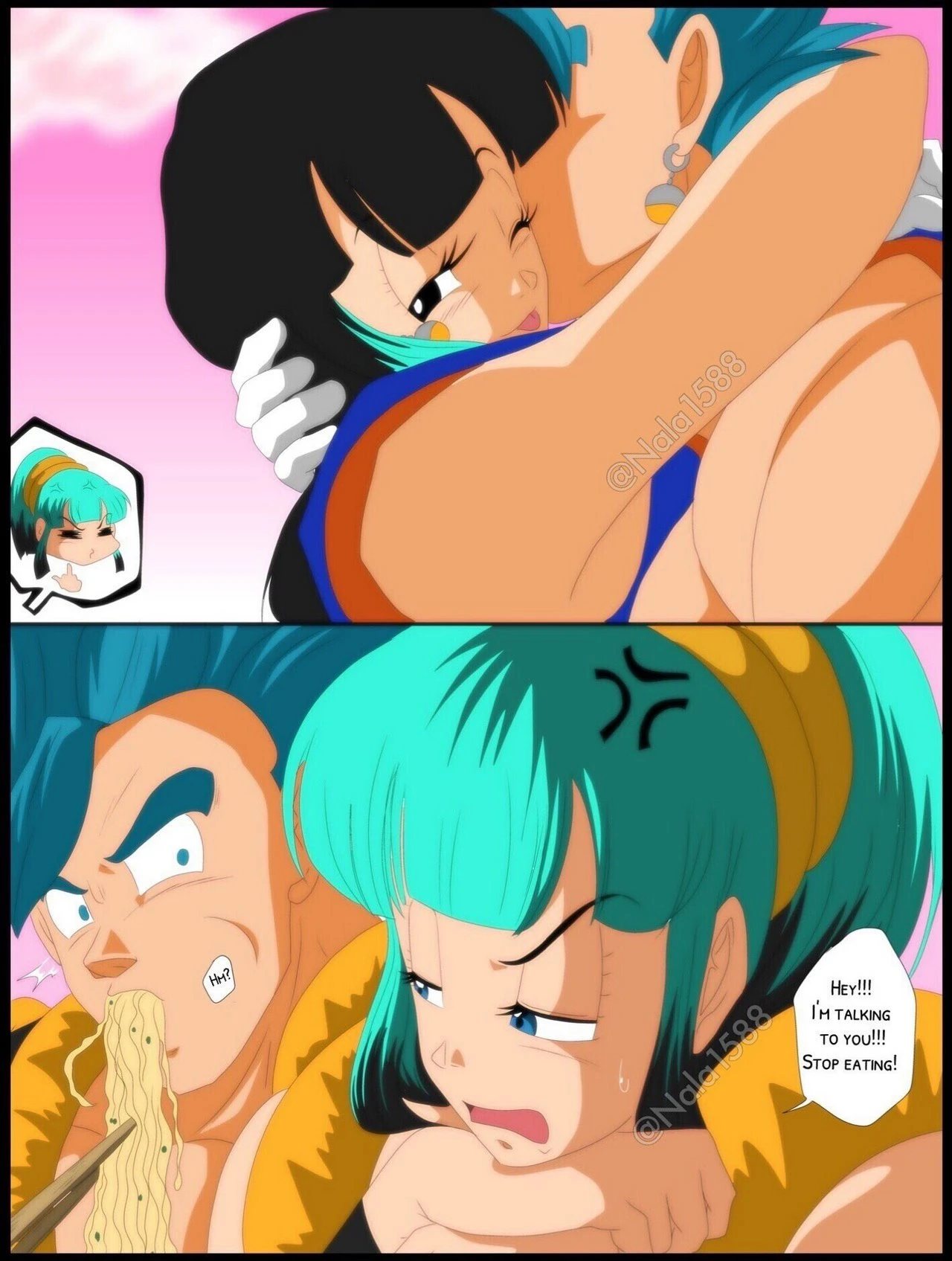 Bang Bang - Bulchi x Gogeta porn comic picture 3