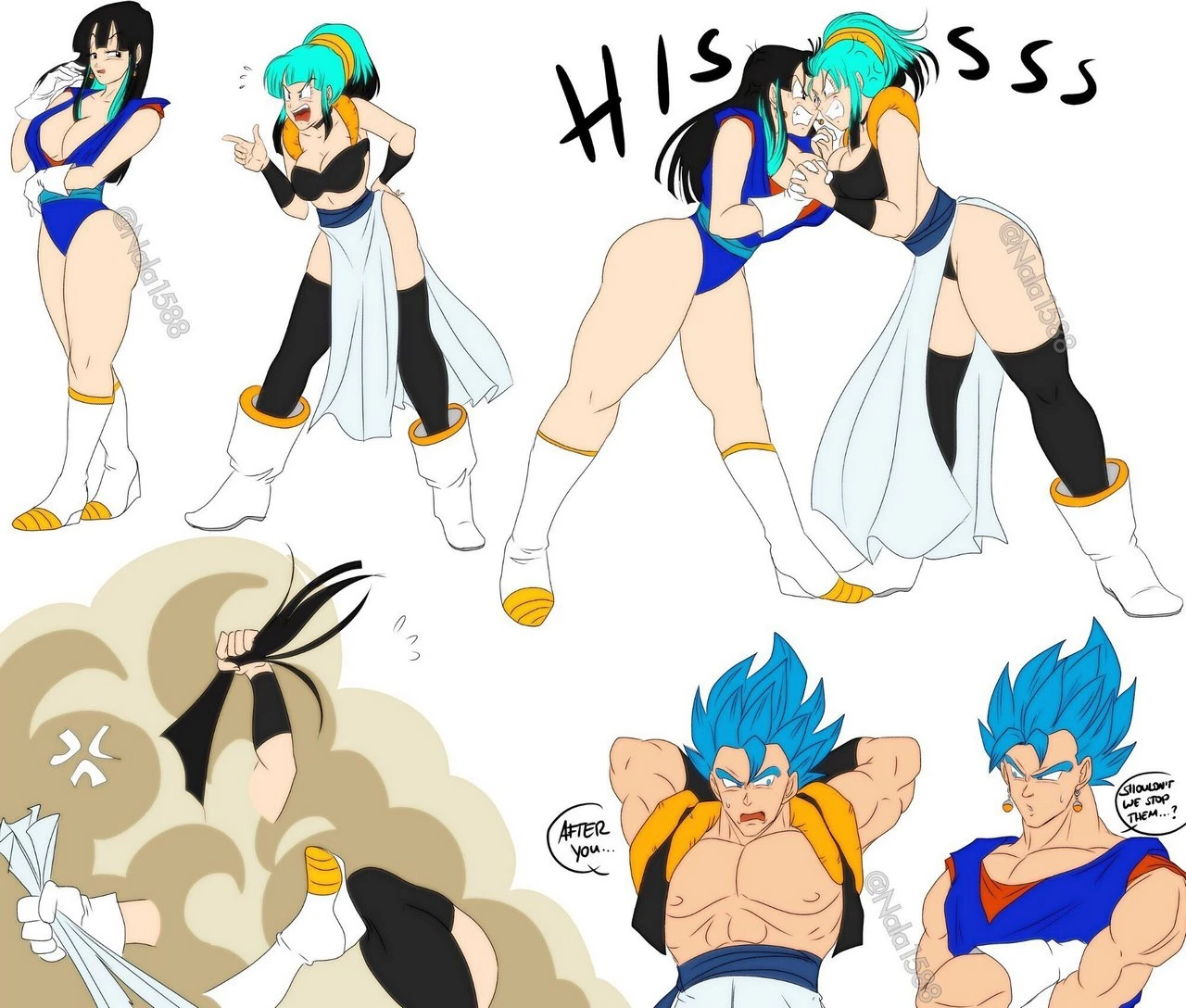 Bang Bang - Bulchi x Gogeta porn comic picture 30