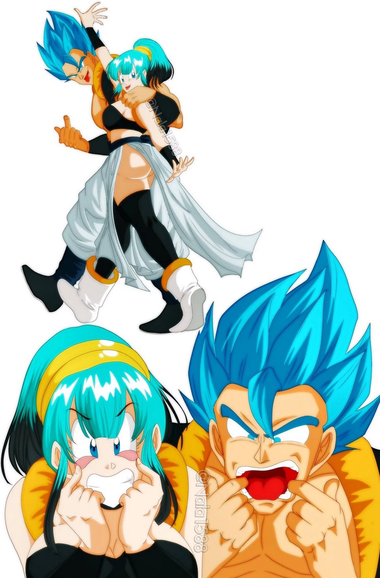 Bang Bang - Bulchi x Gogeta porn comic picture 32