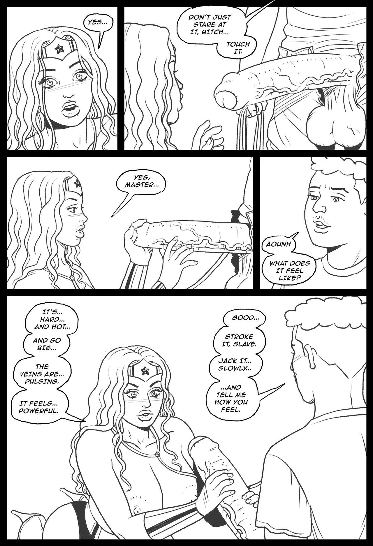 Bang my Bully 2 - Wonder Woman porn comic picture 10