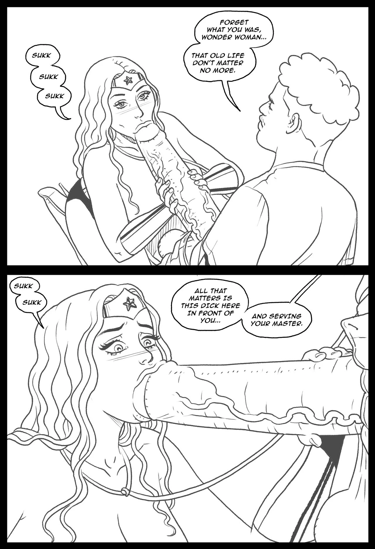 Bang my Bully 2 - Wonder Woman porn comic picture 14