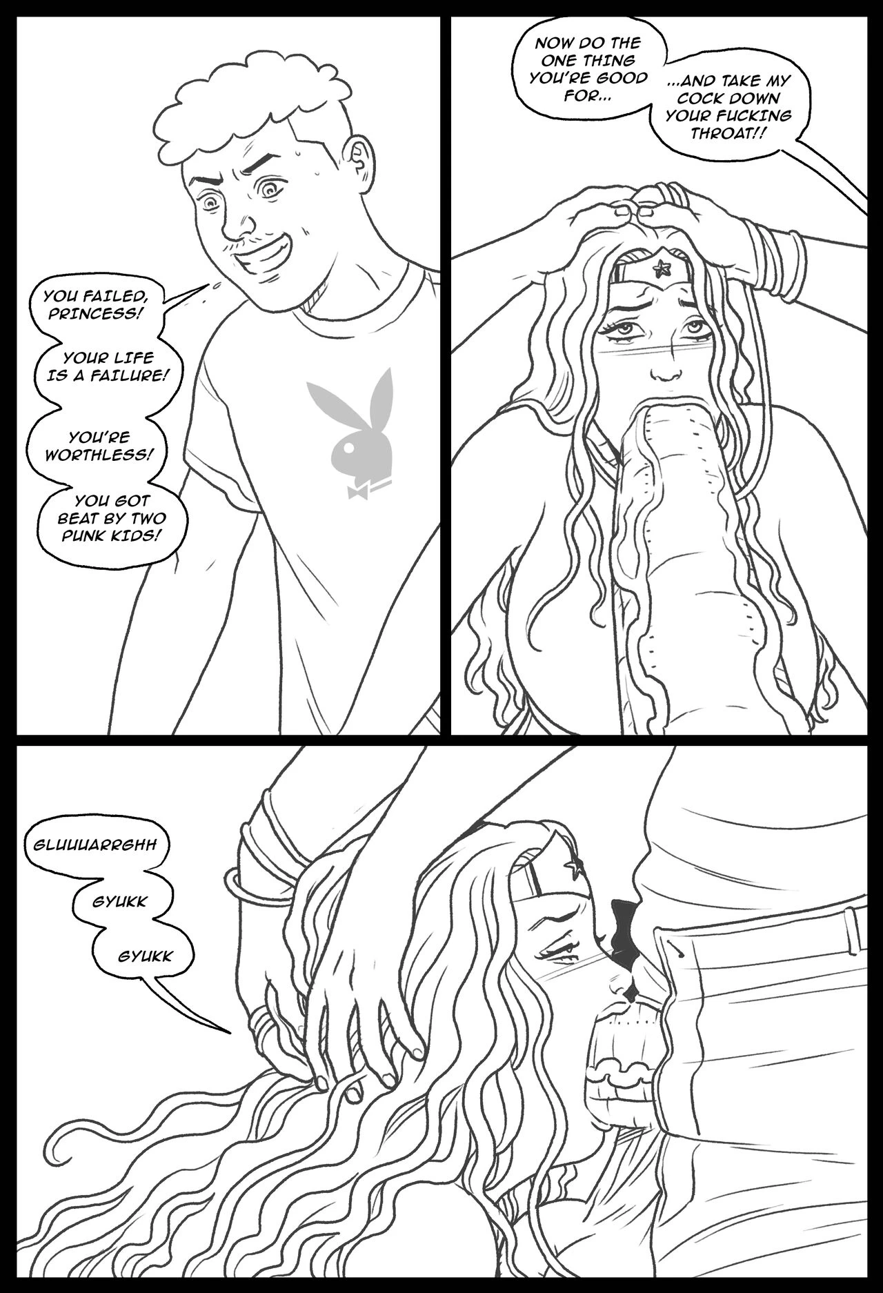 Bang my Bully 2 - Wonder Woman porn comic picture 17