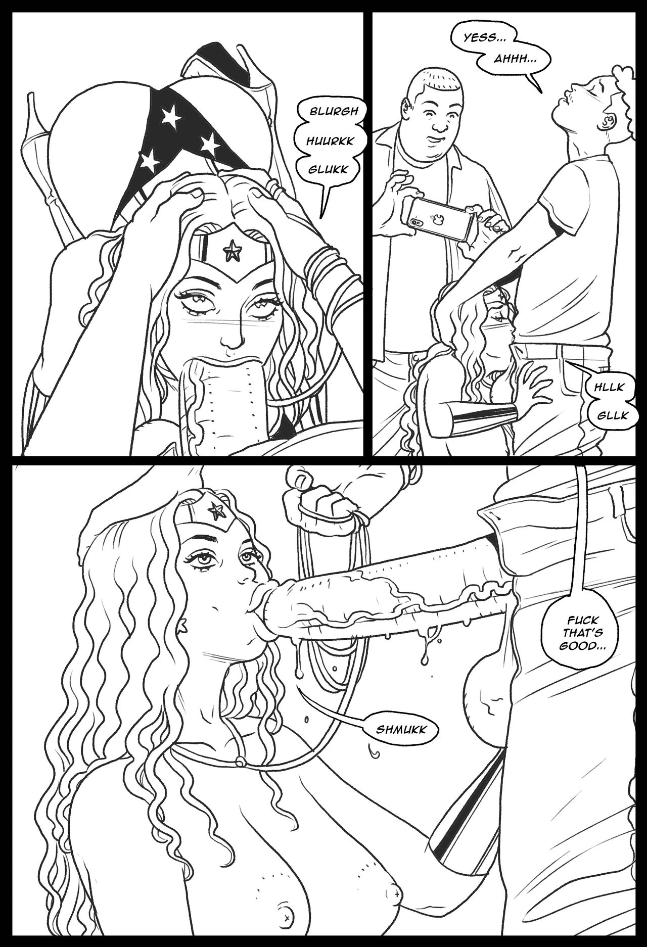Bang my Bully 2 - Wonder Woman porn comic picture 18