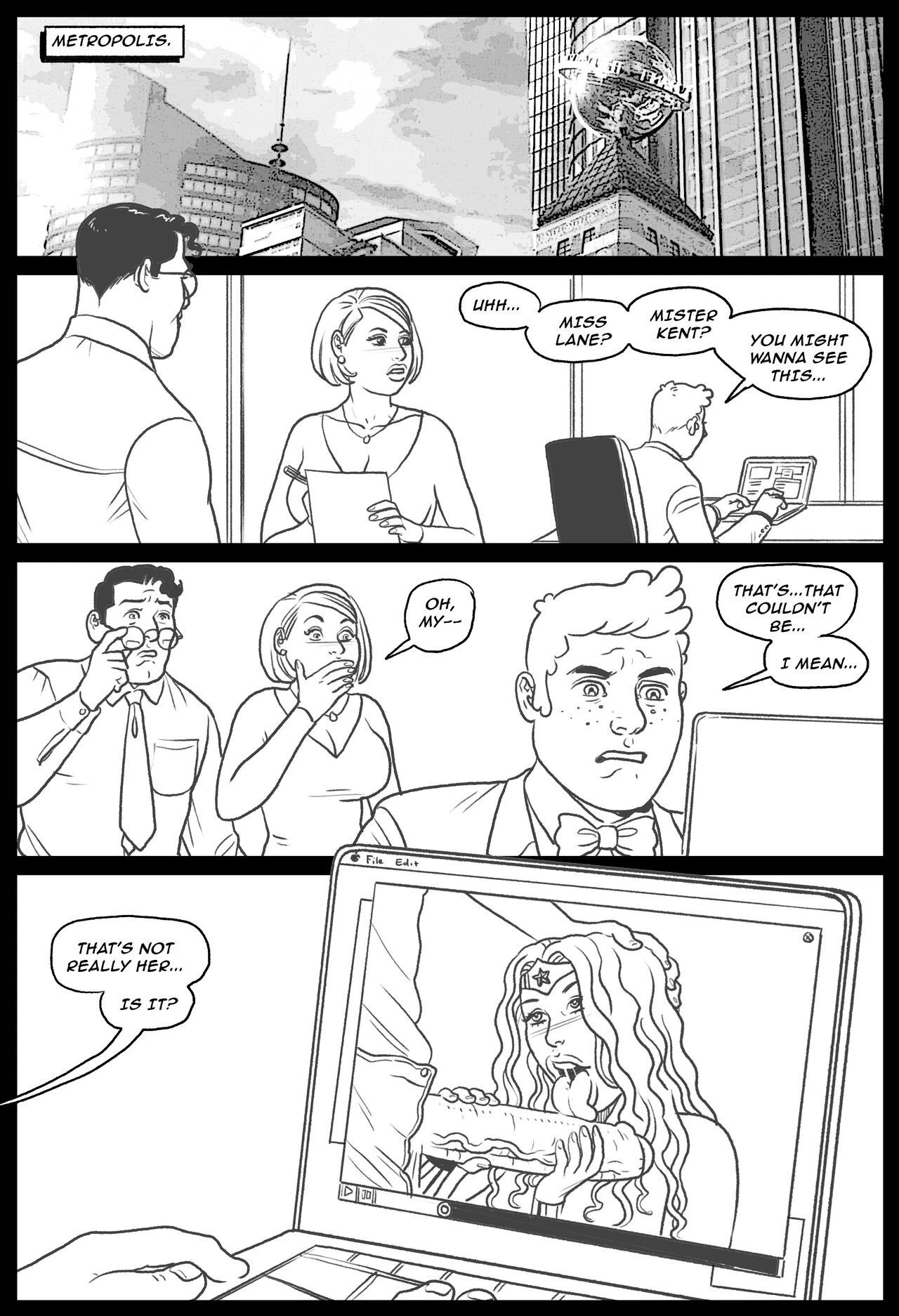 Bang my Bully 2 - Wonder Woman porn comic picture 20