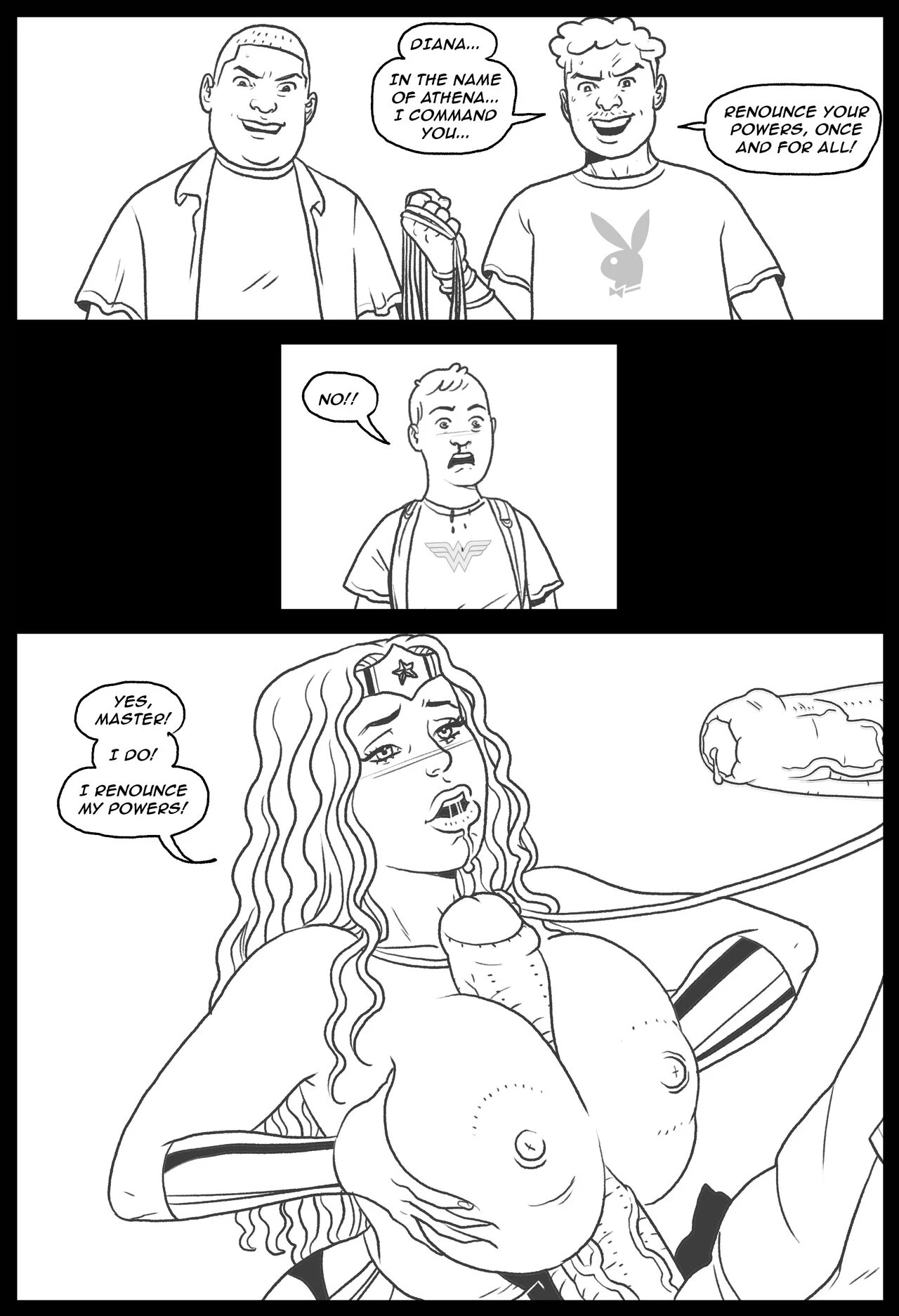 Bang my Bully 2 - Wonder Woman porn comic picture 36