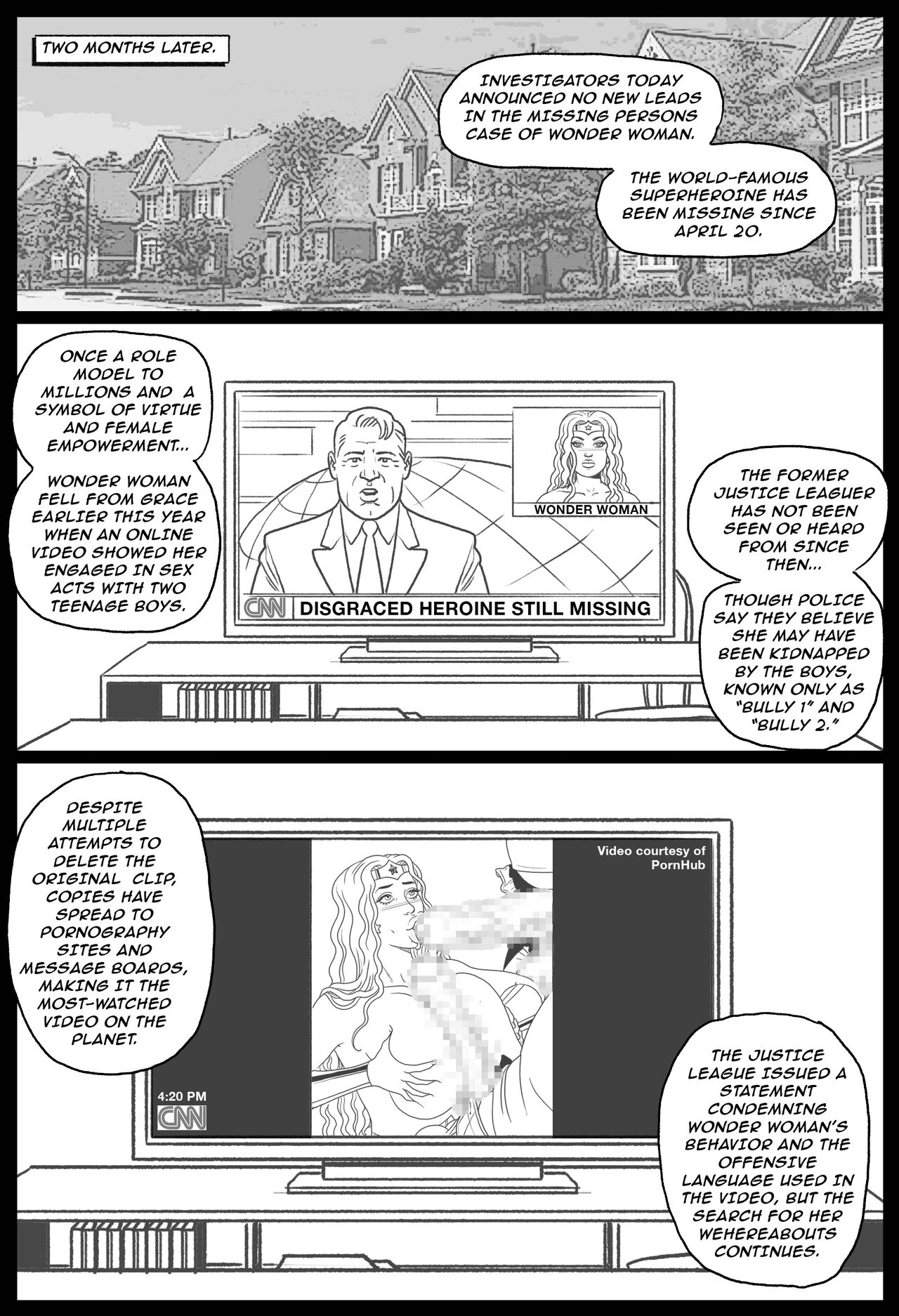 Bang my Bully 2 - Wonder Woman porn comic picture 52