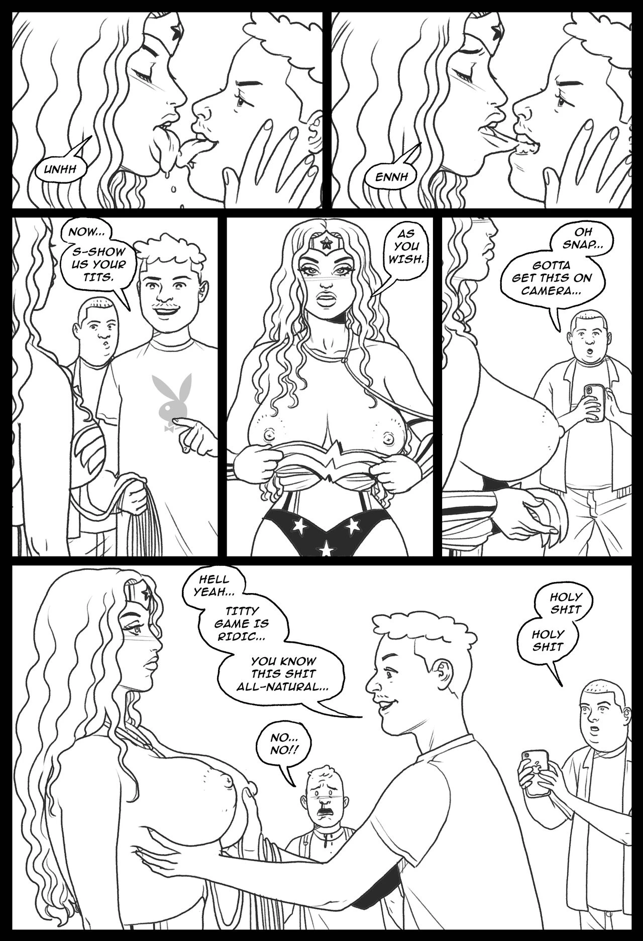 Bang my Bully 2 - Wonder Woman porn comic picture 6