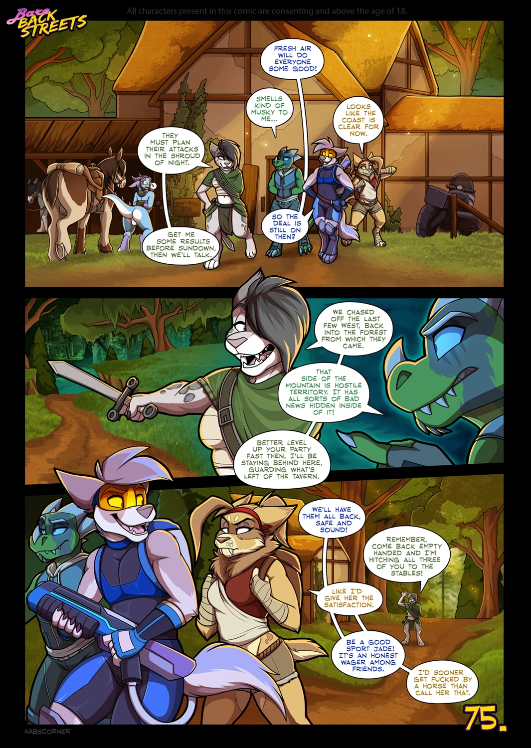 Bare Back Streets porn comic picture 76