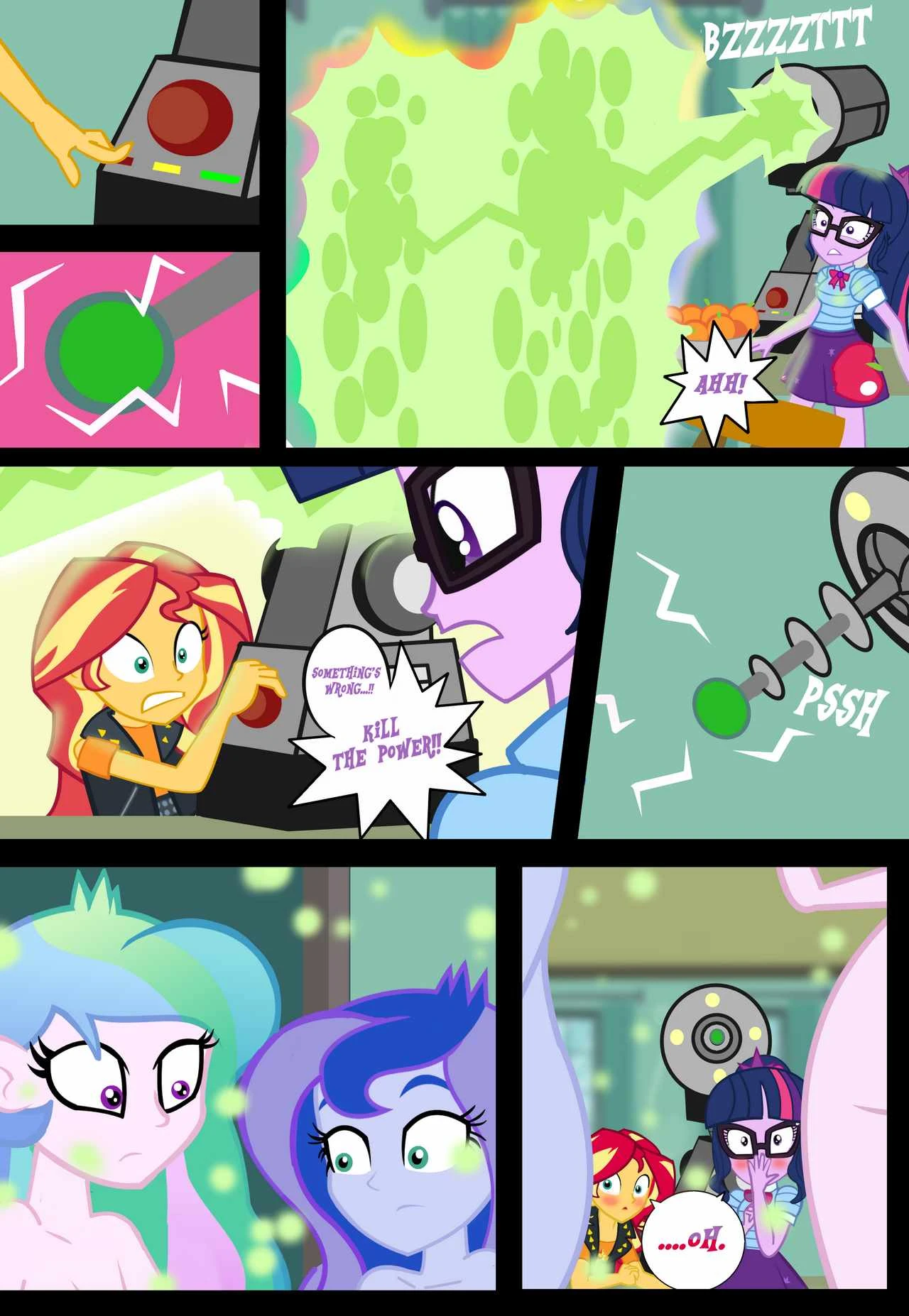 Bare Naked Science Exhibition porn comic picture 4