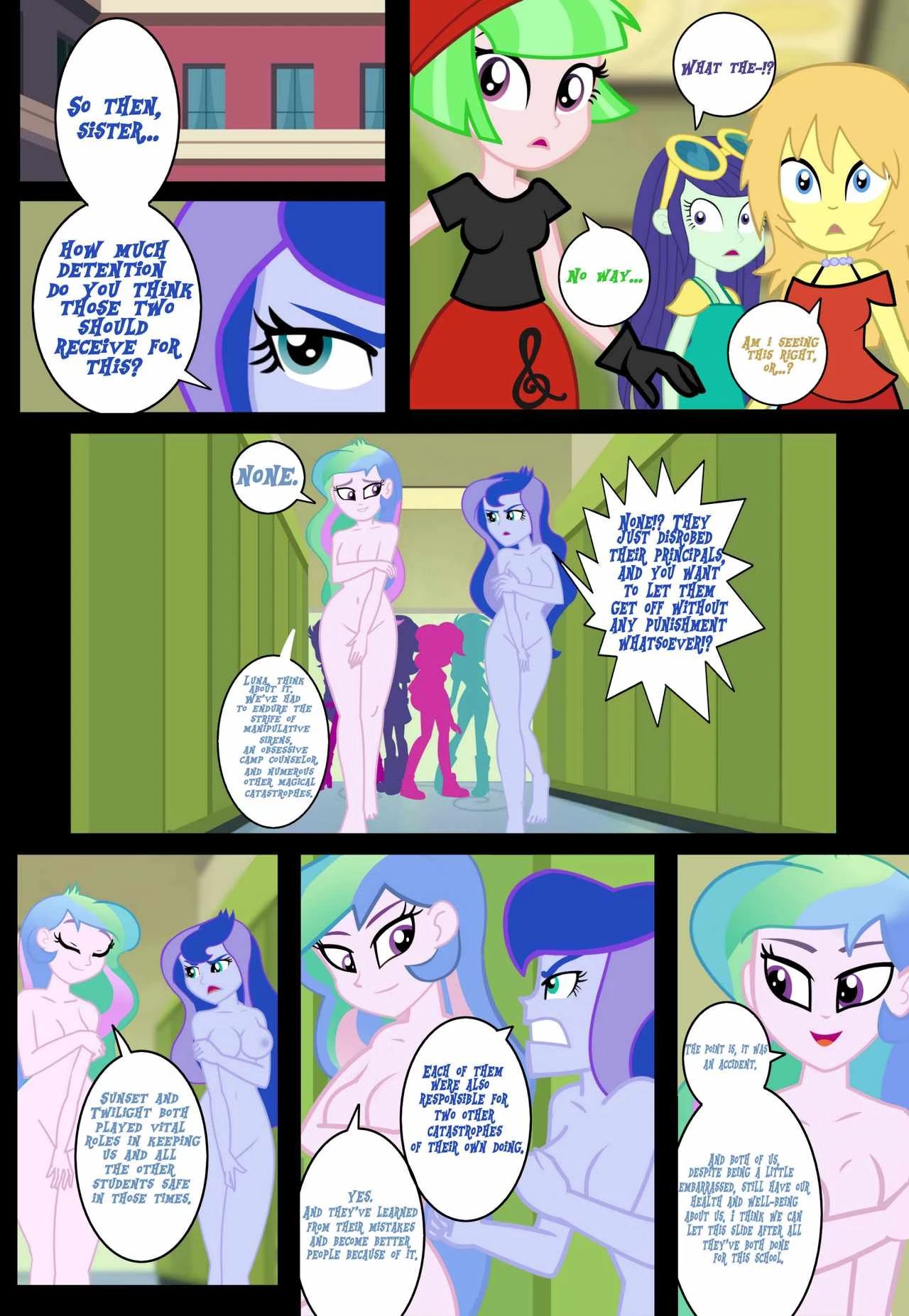 Bare Naked Science Exhibition porn comic picture 6