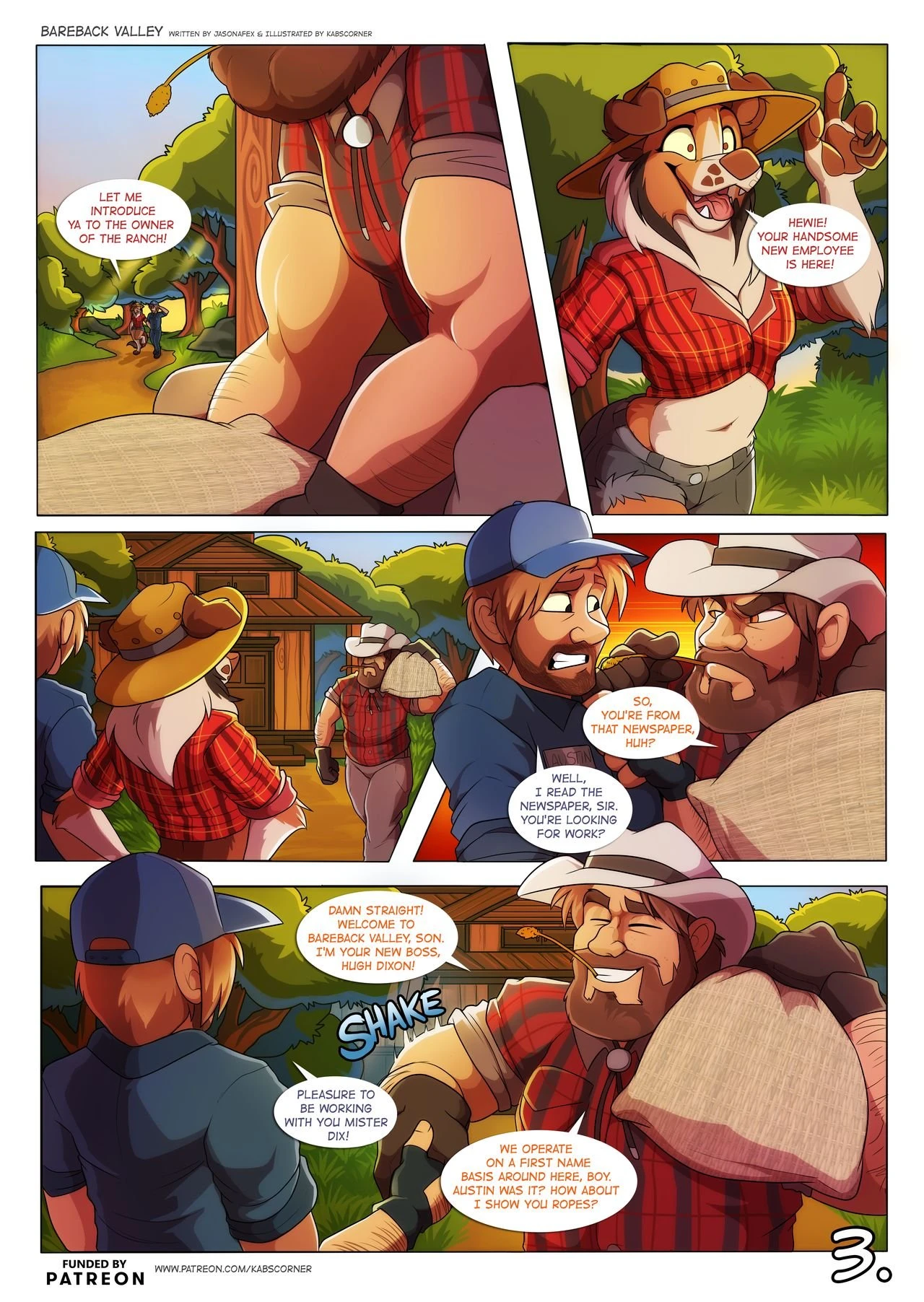 BareBack Valley porn comic picture 4