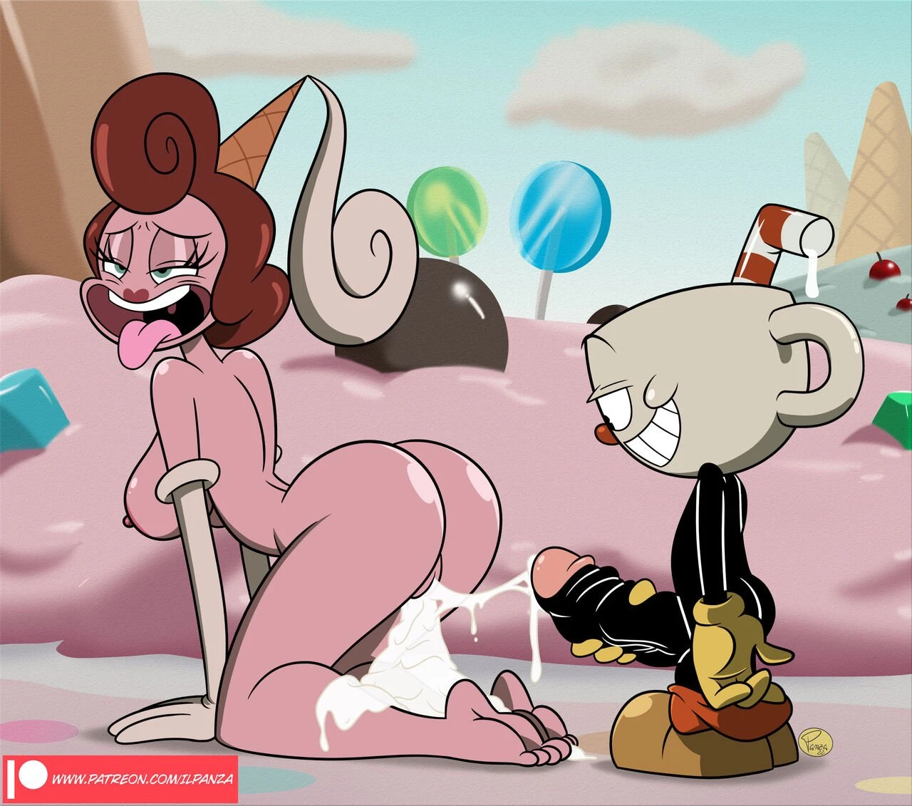 Baroness Von Bon Bon & Cala Maria porn comic picture 4