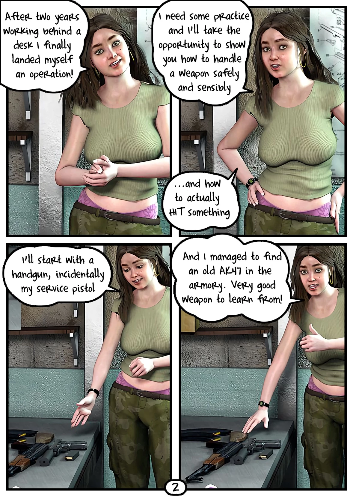 Basic Weaponshandling For Fantasy Artists porn comic picture 3