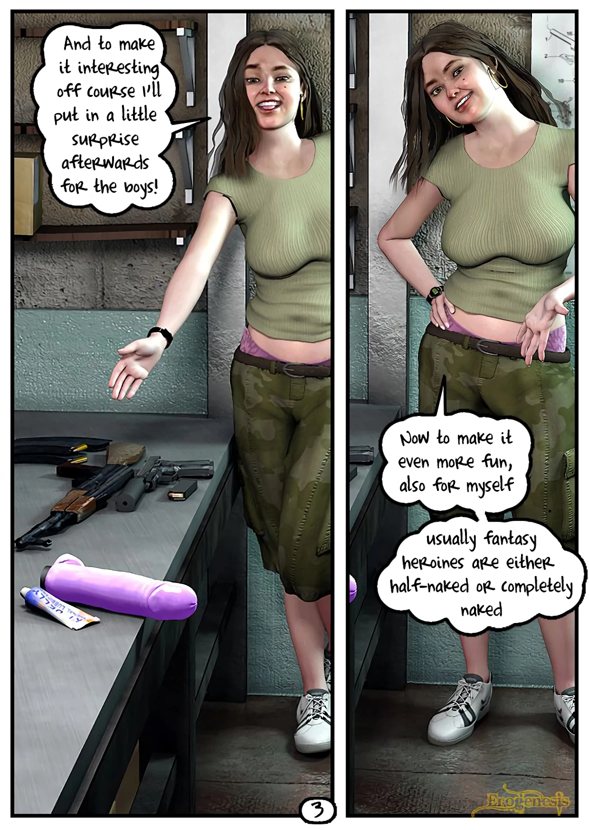 Basic Weaponshandling For Fantasy Artists porn comic picture 4