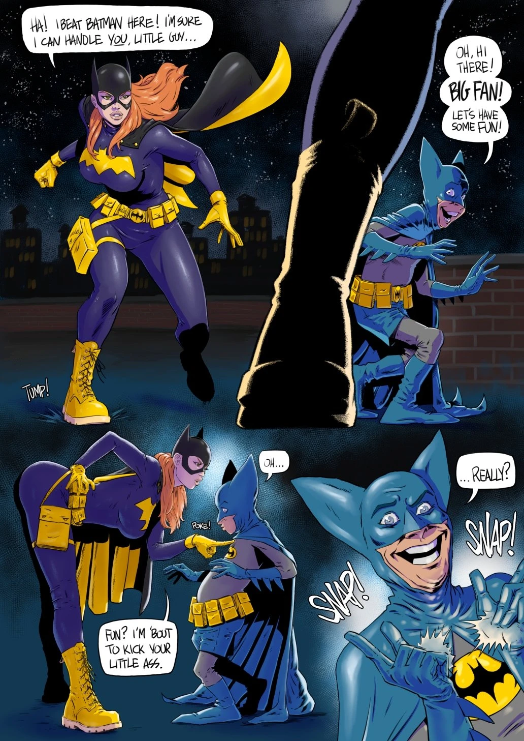 Bat Girl vs Bat Mite (Ongoing) porn comic picture 1