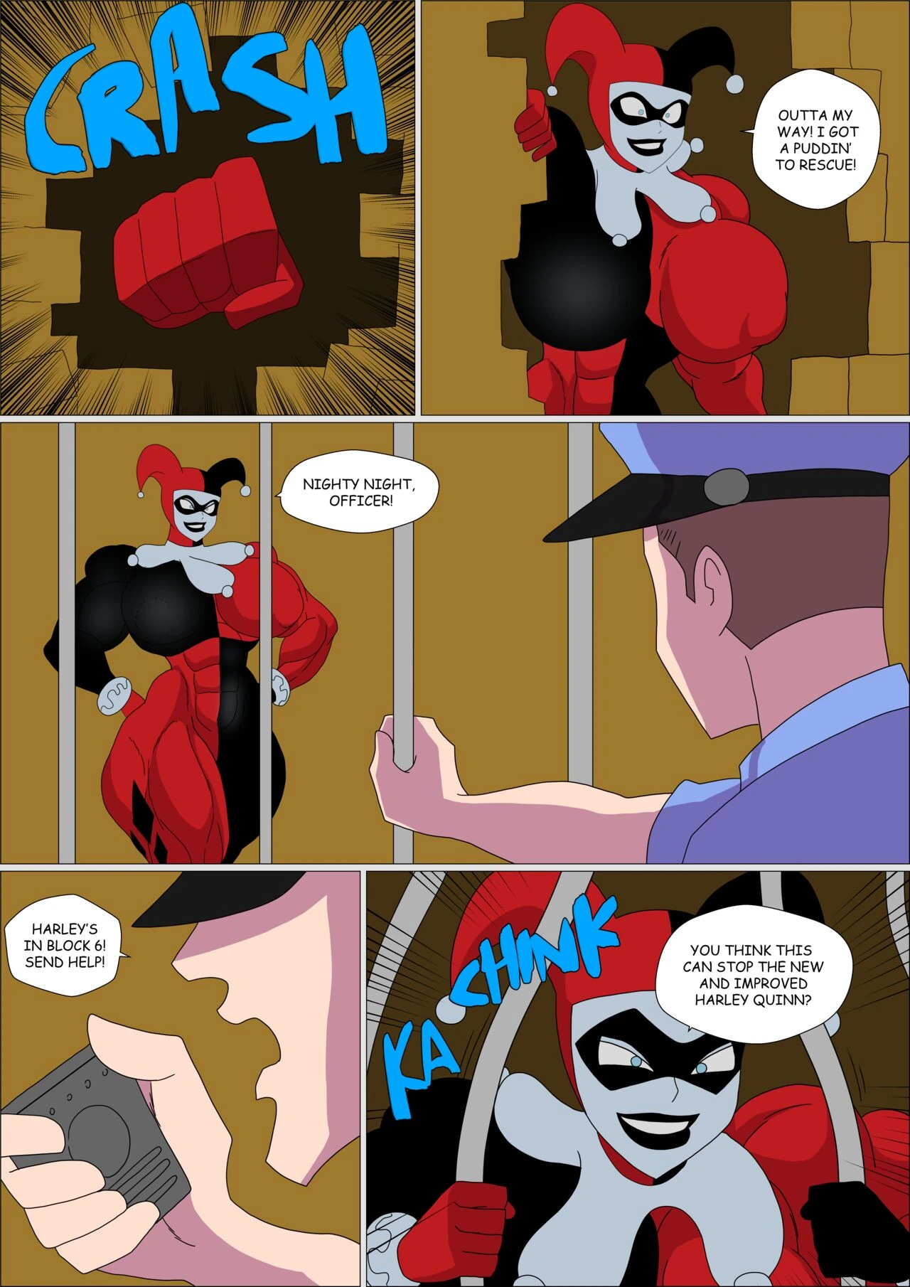 Batgirl Muscular porn comic picture 18