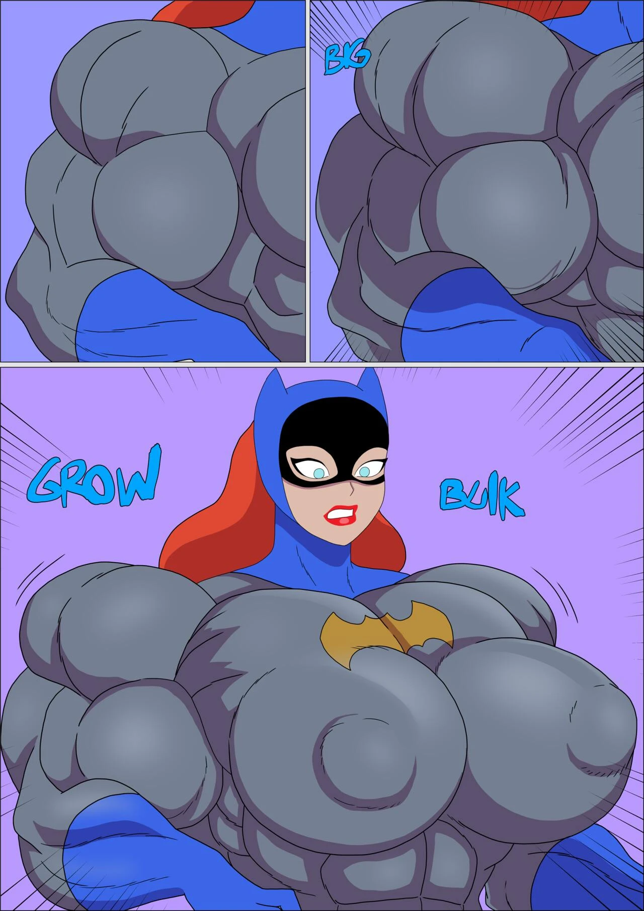 Batgirl Muscular porn comic picture 21